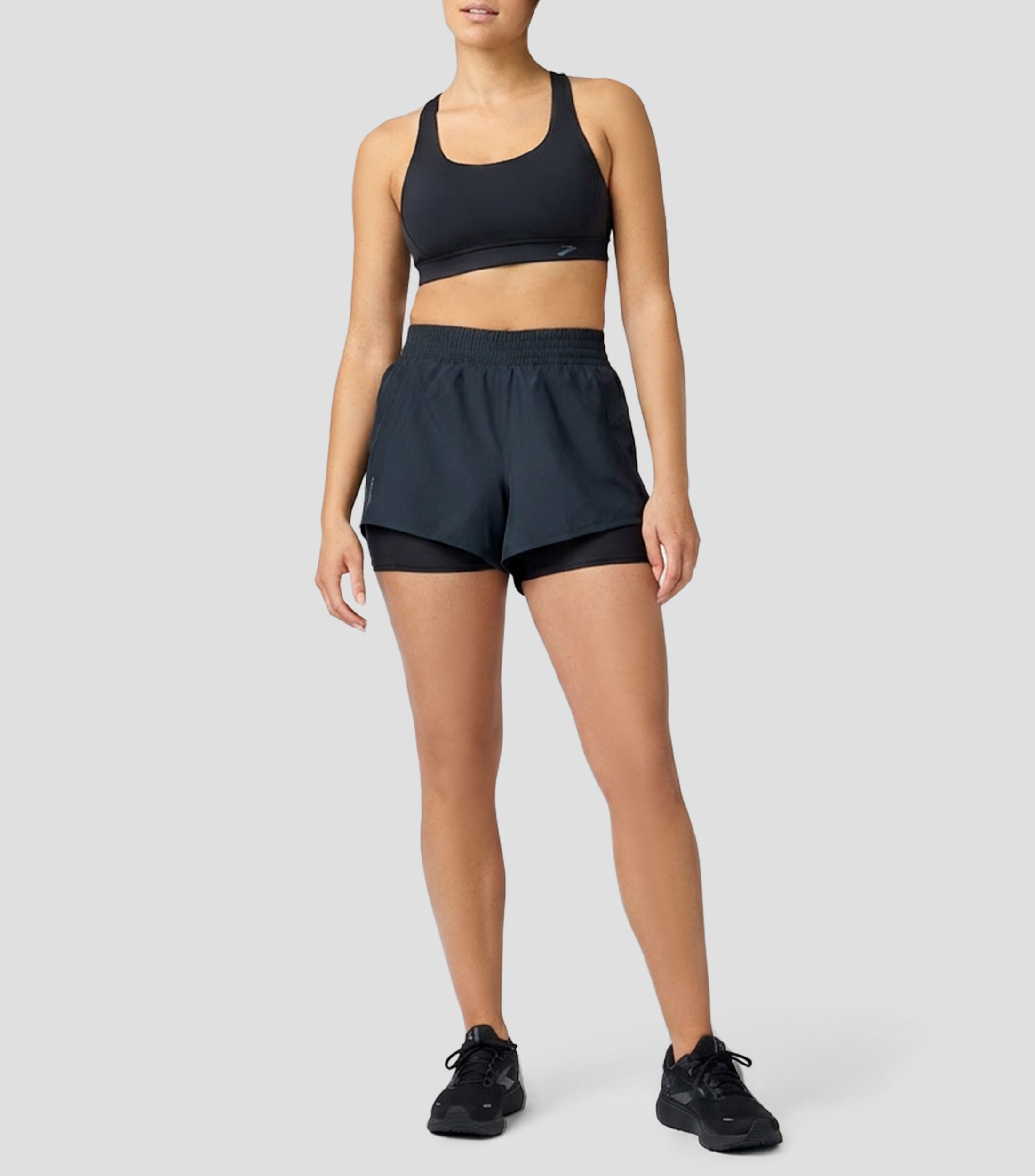 Short para correr violeta Mujer