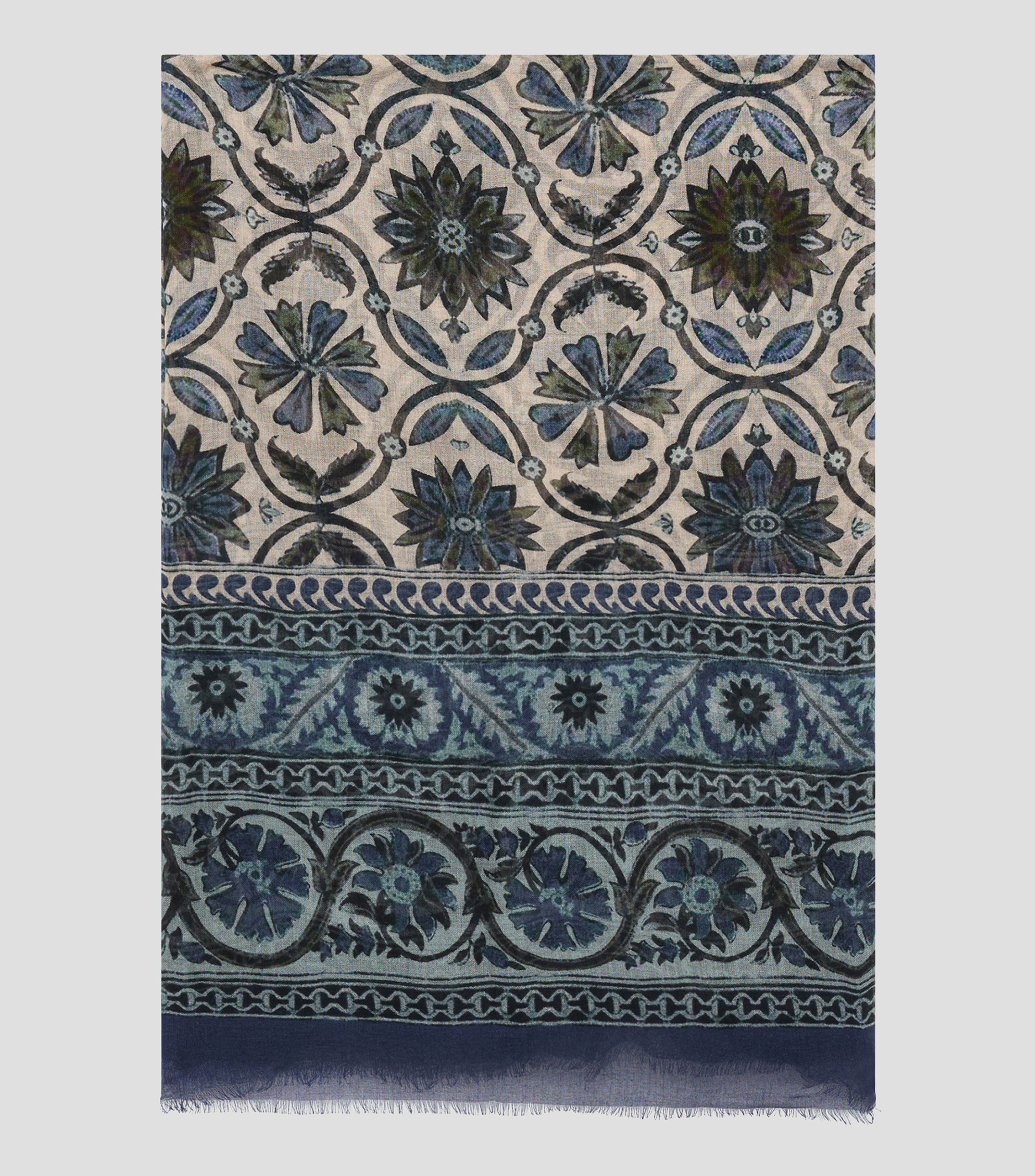 Foulard con estampado Mujer