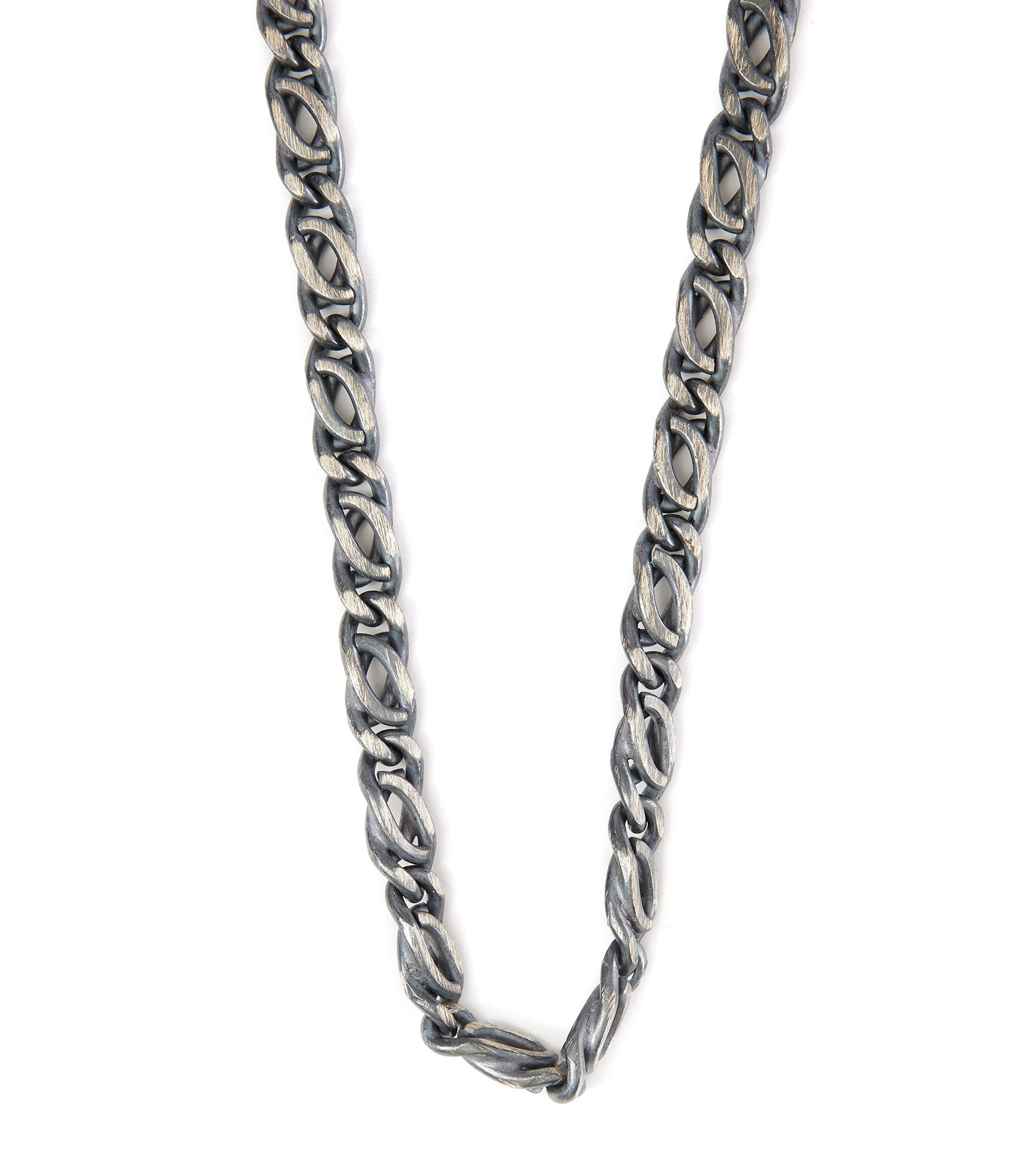 Cadena eslabon egipcio en plata .925 Hombre