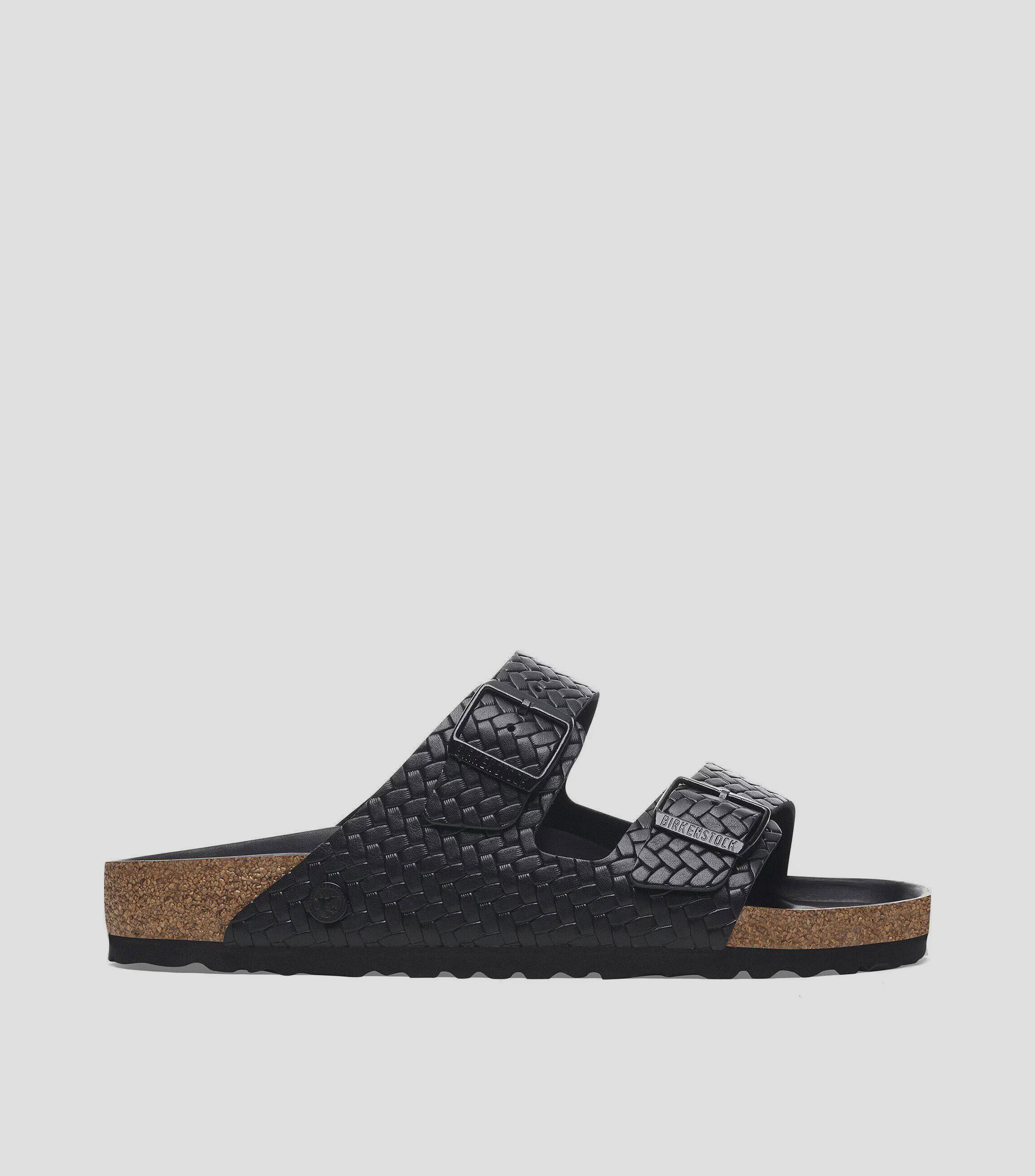 Sandalias planas en piel Arizona Hombre