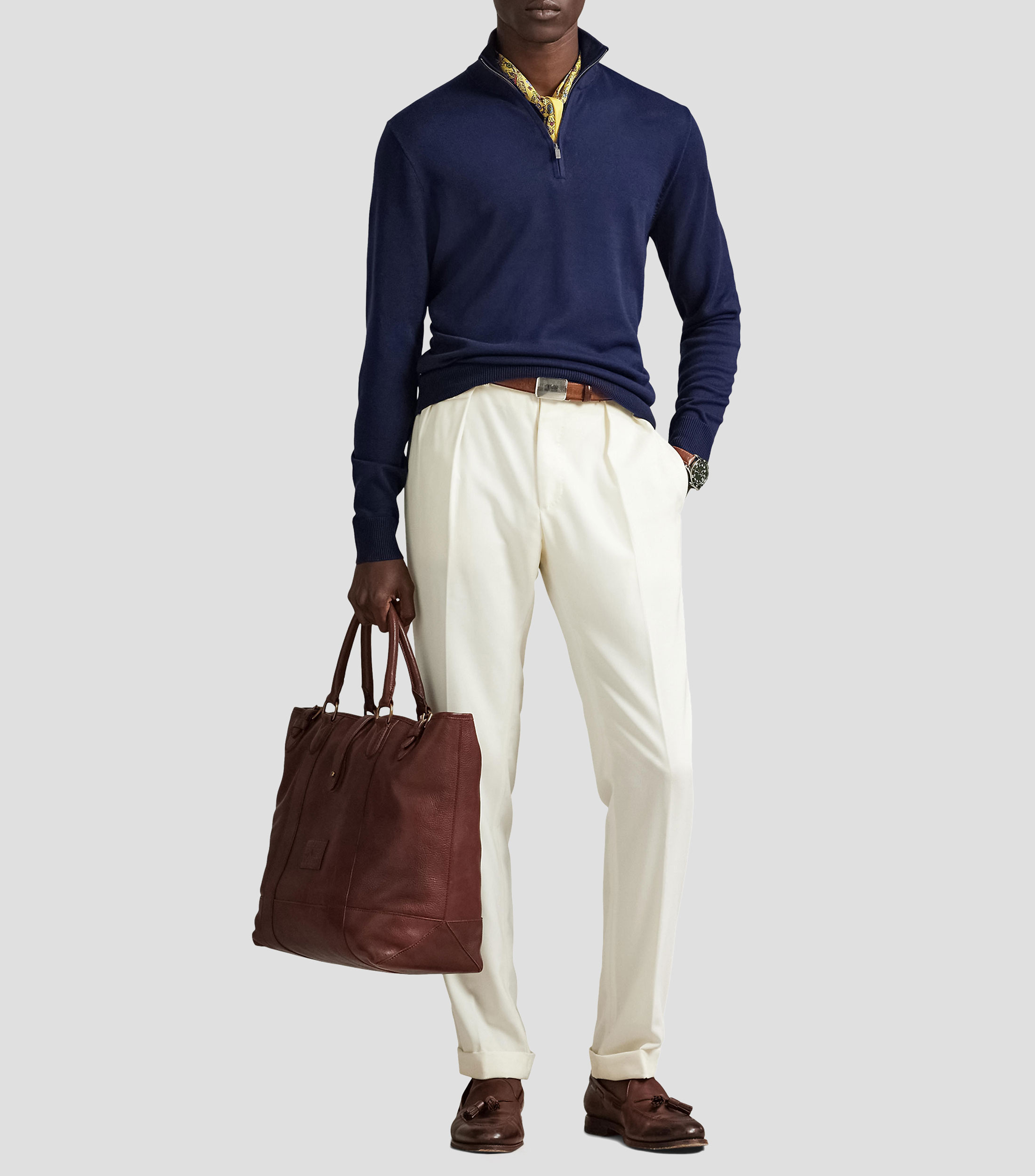 Suéter cuello alto Hombre