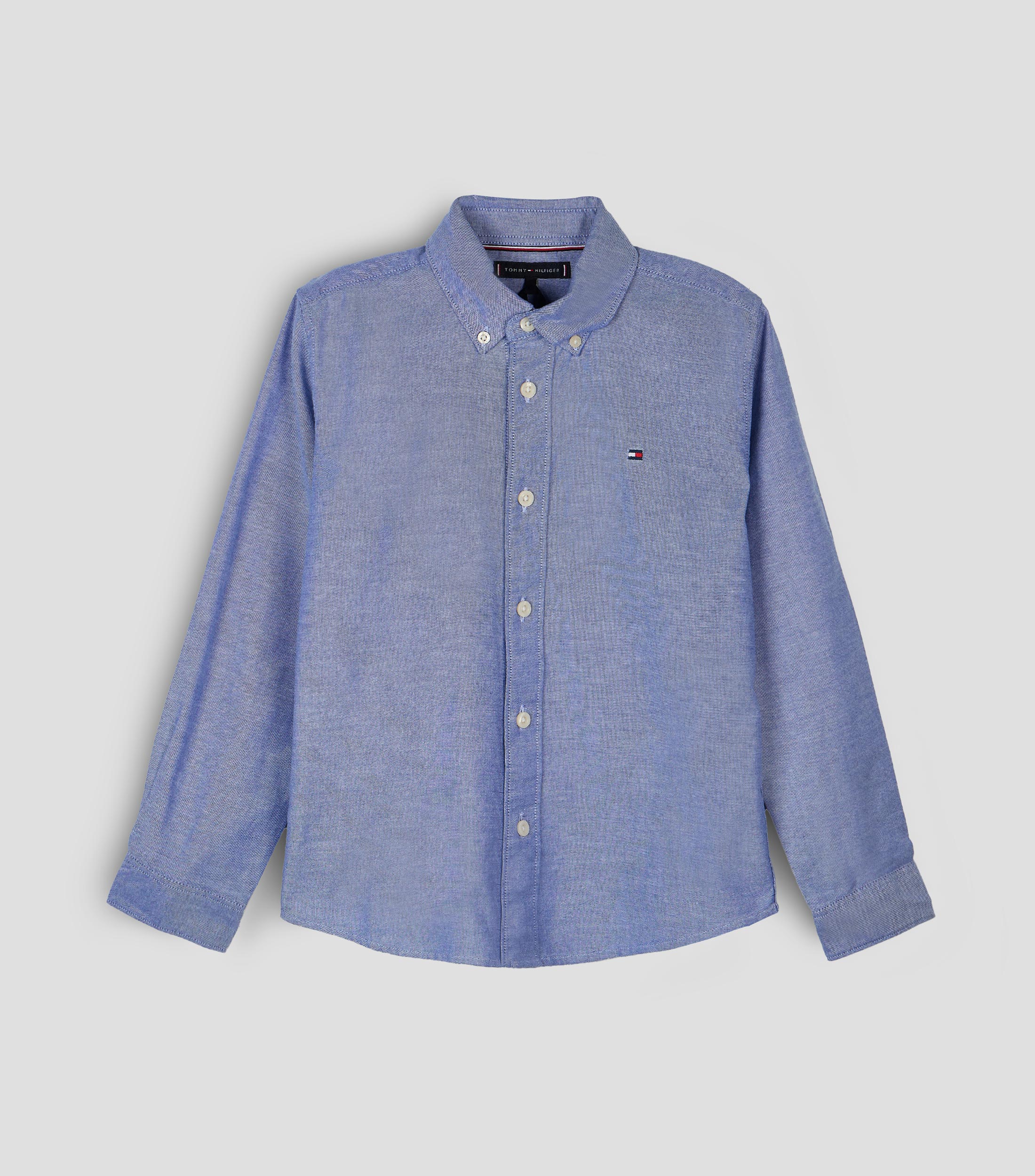 Camisa lisa manga larga Niño