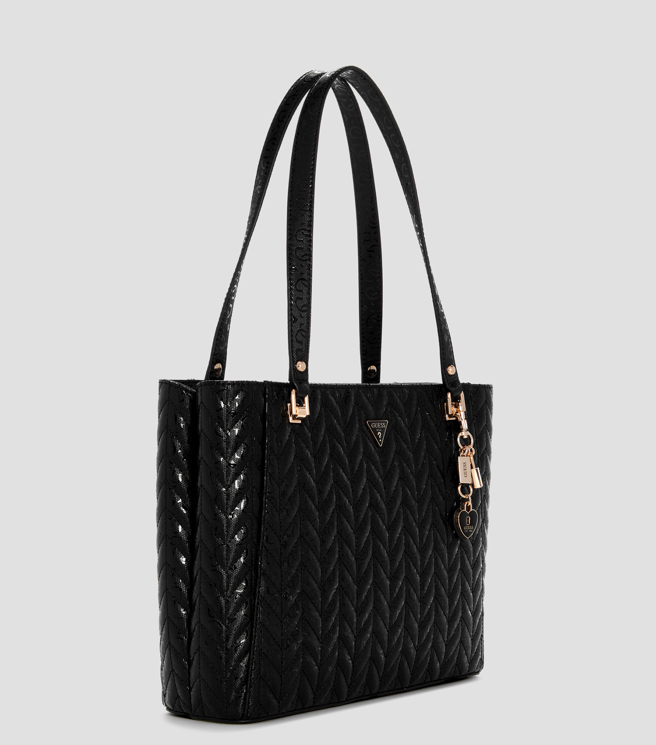 Bolsa tote estampado con monograma Mujer