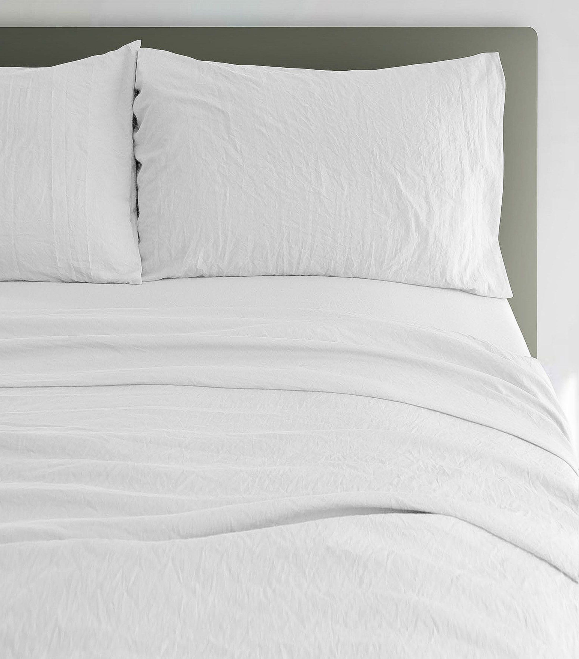 Juego de Sábanas Matrimonial blanco