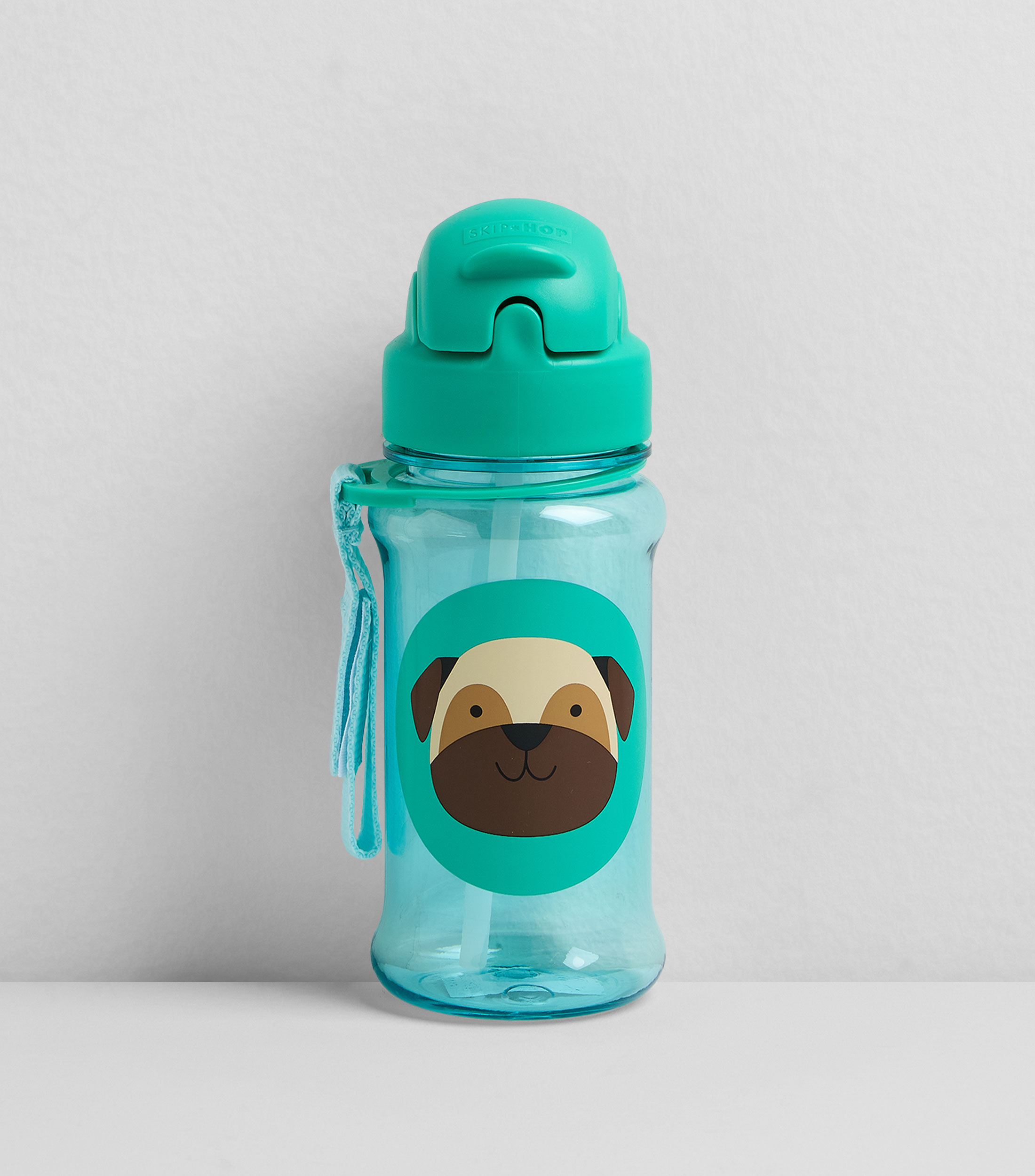 Botella con popote perrito