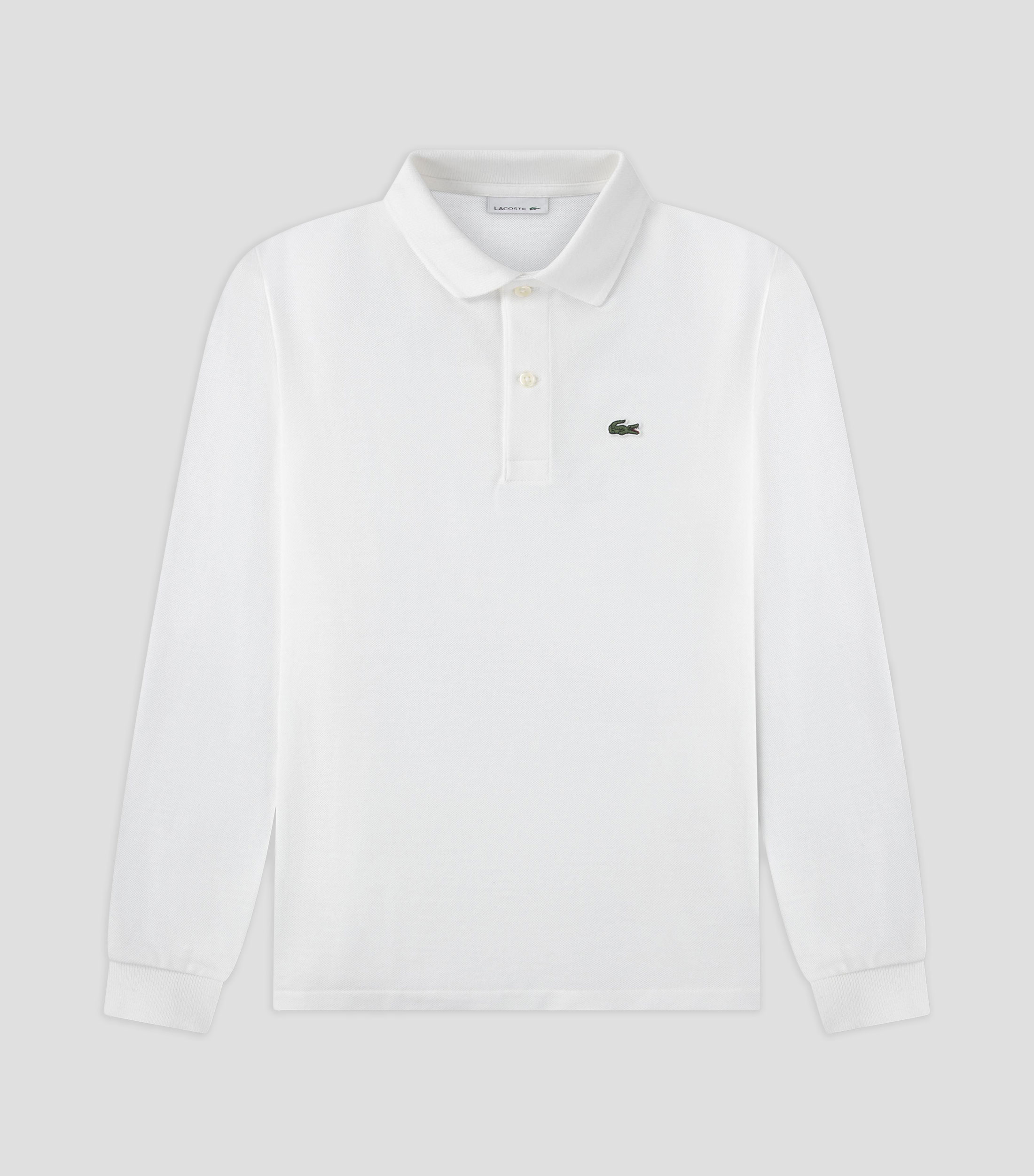 Playera tipo polo manga larga lisa Niño