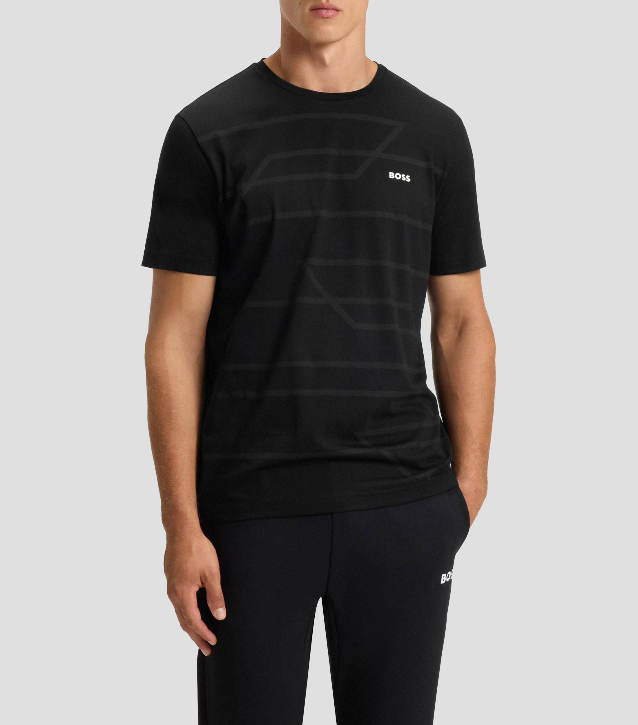 Playera cuello redondo manga corta Hombre