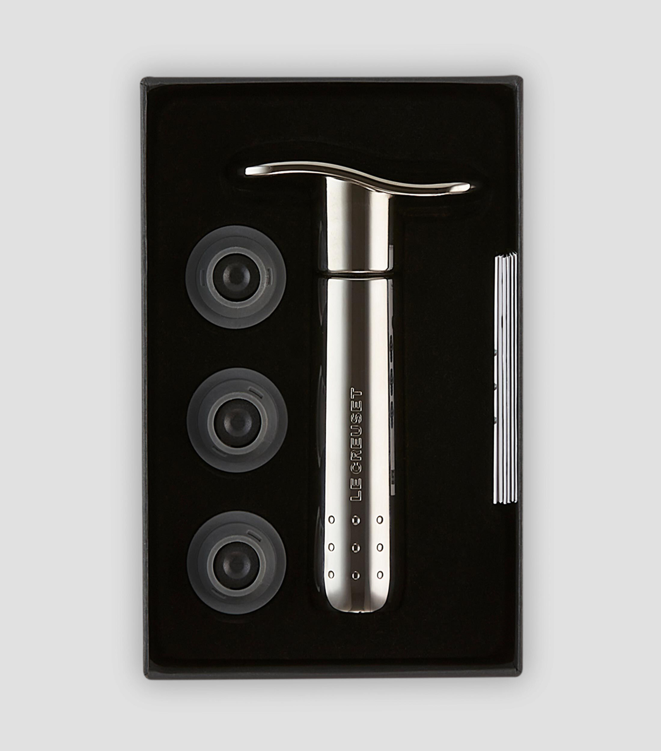 Set de Bomba de Vacío para Vino con 3 Tapones