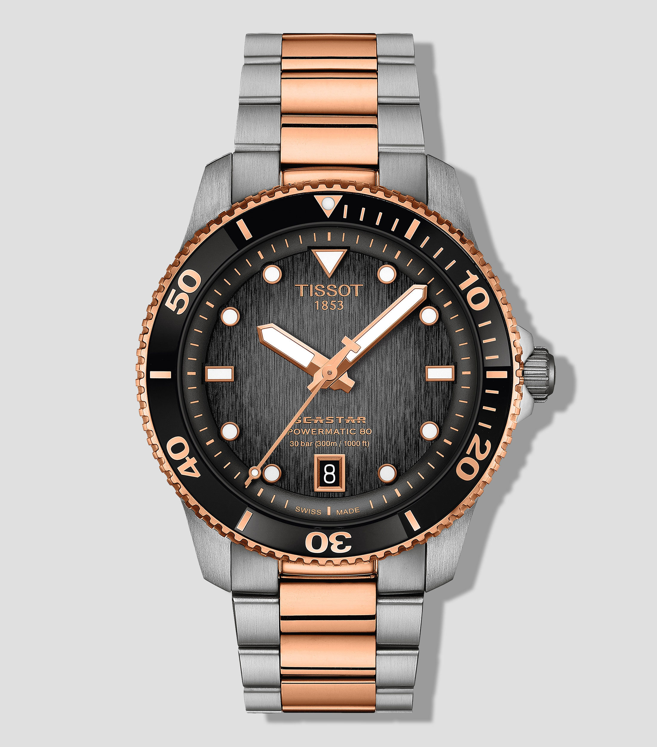 Reloj para Hombre, Casual, Oro Rosa