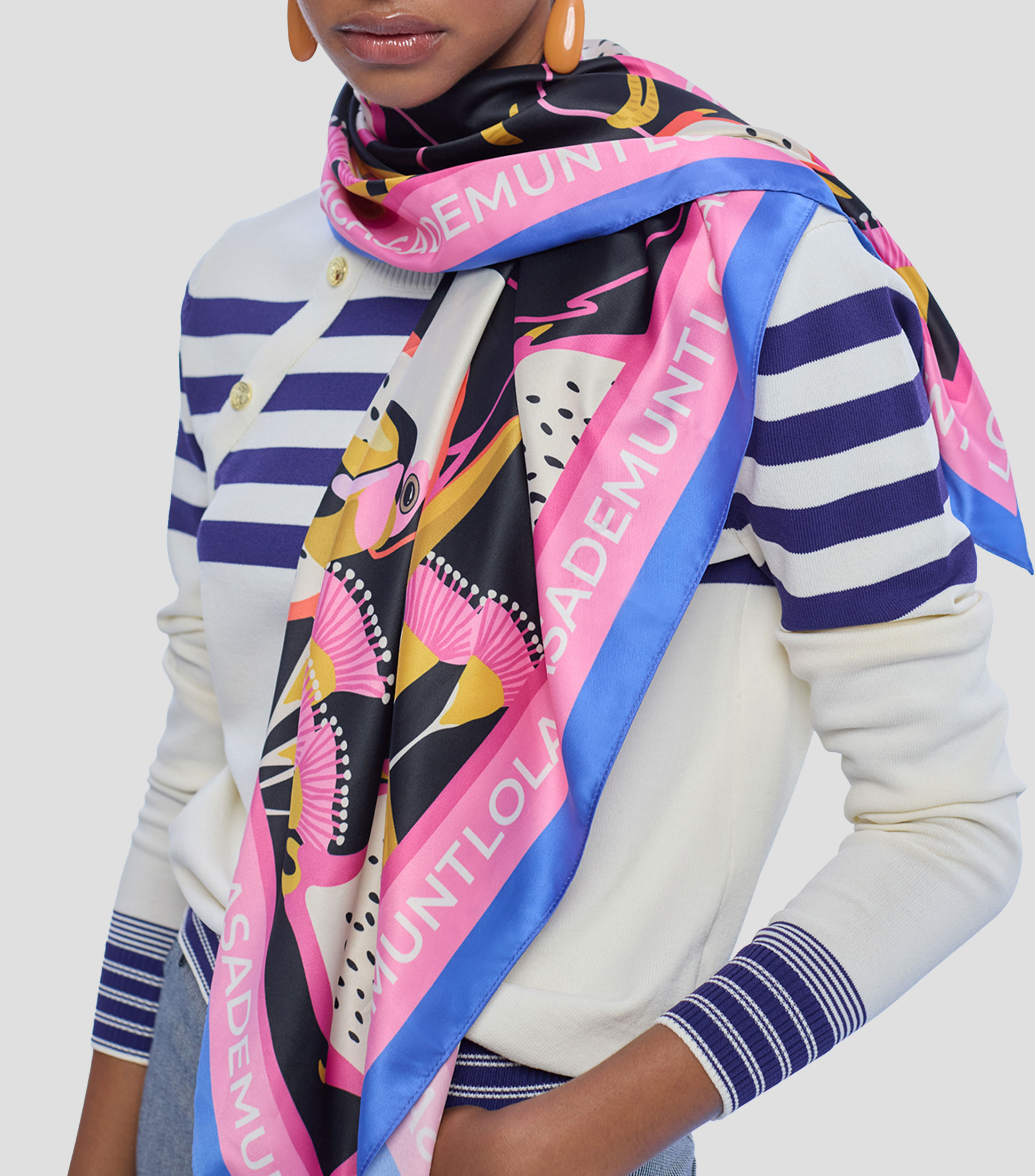 Pañuelo estampado Mujer