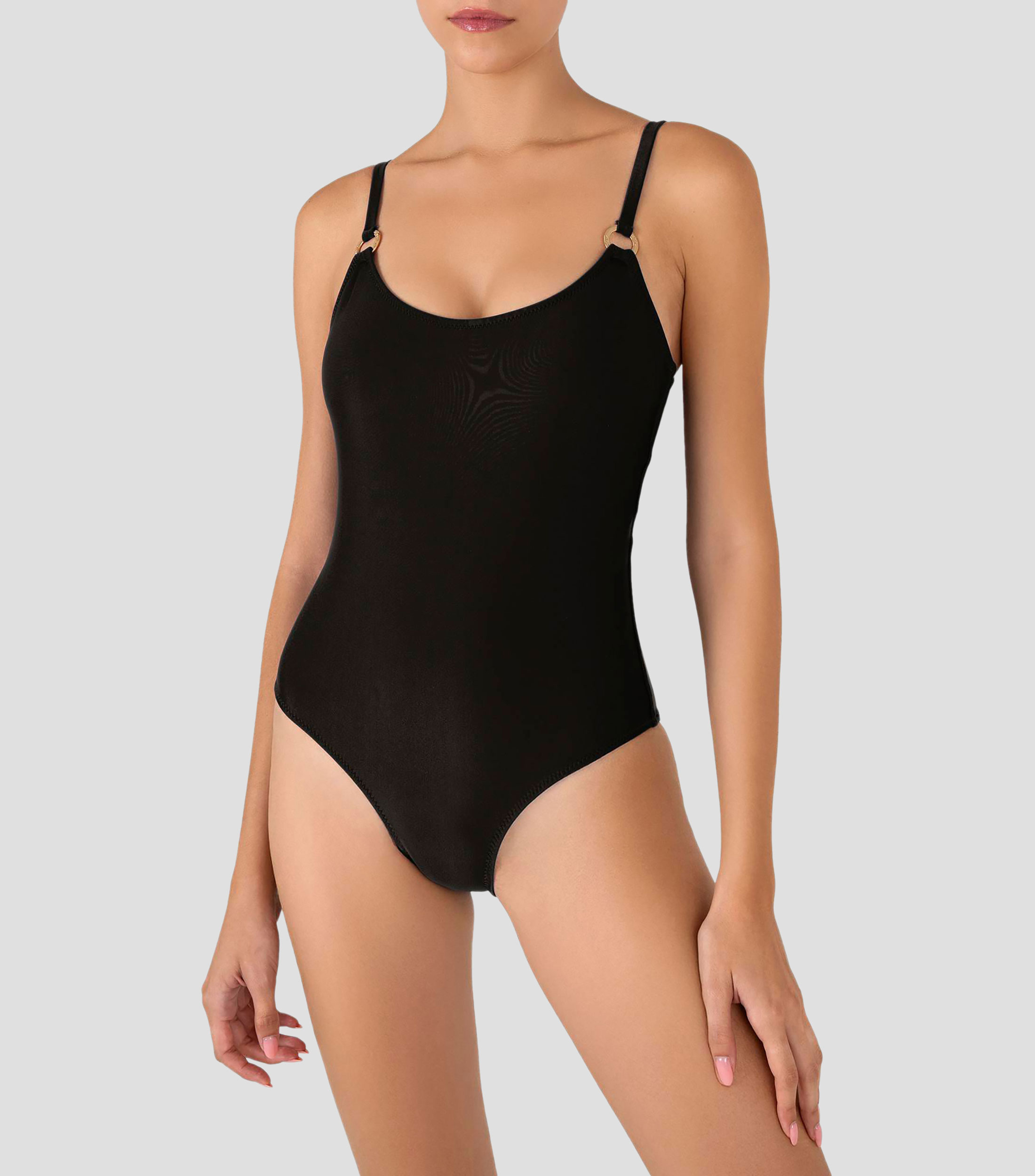 Traje de baño maillot liso Mujer