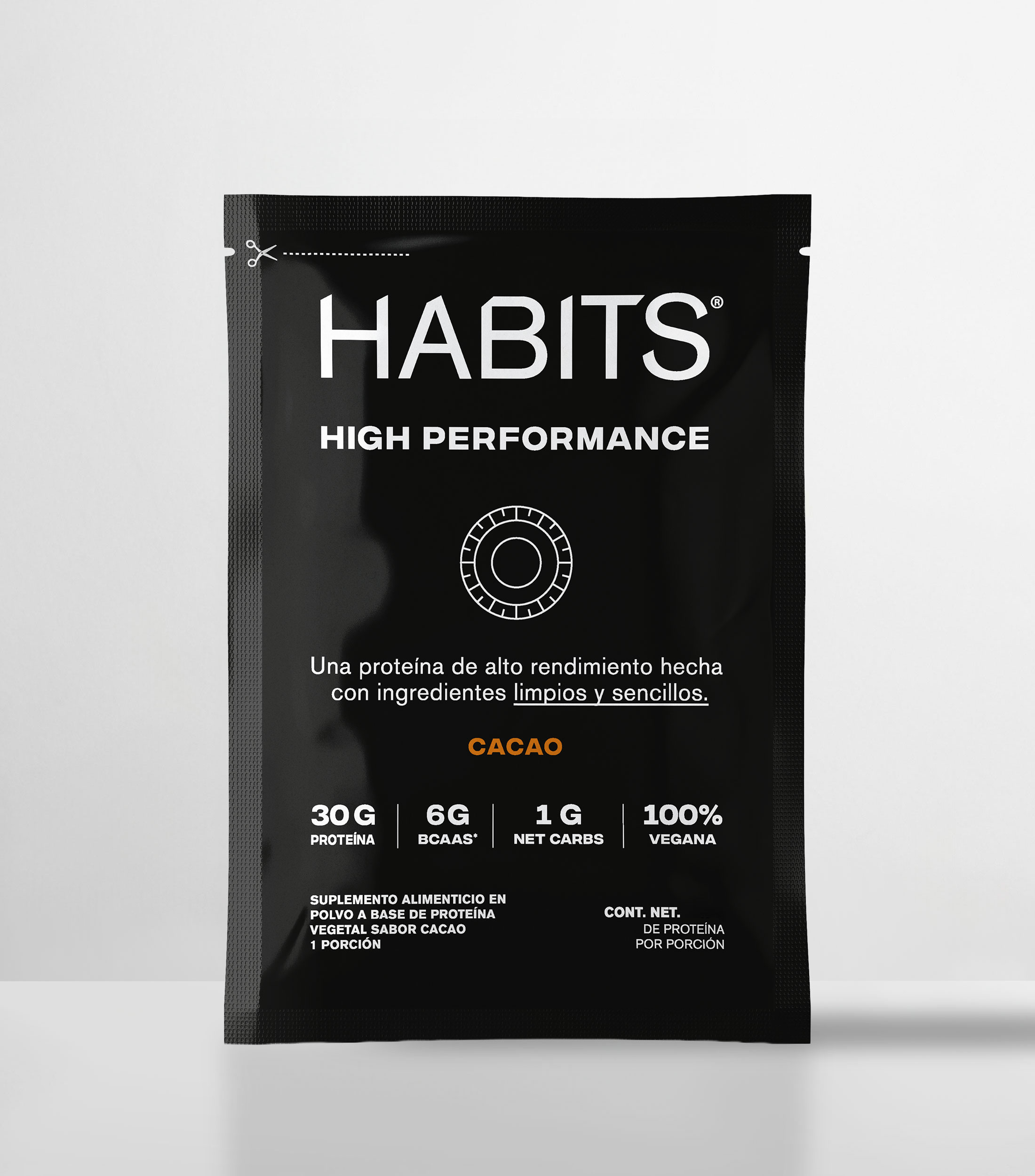 Proteína vegana en polvo sabor cacao, 39.5 gr
