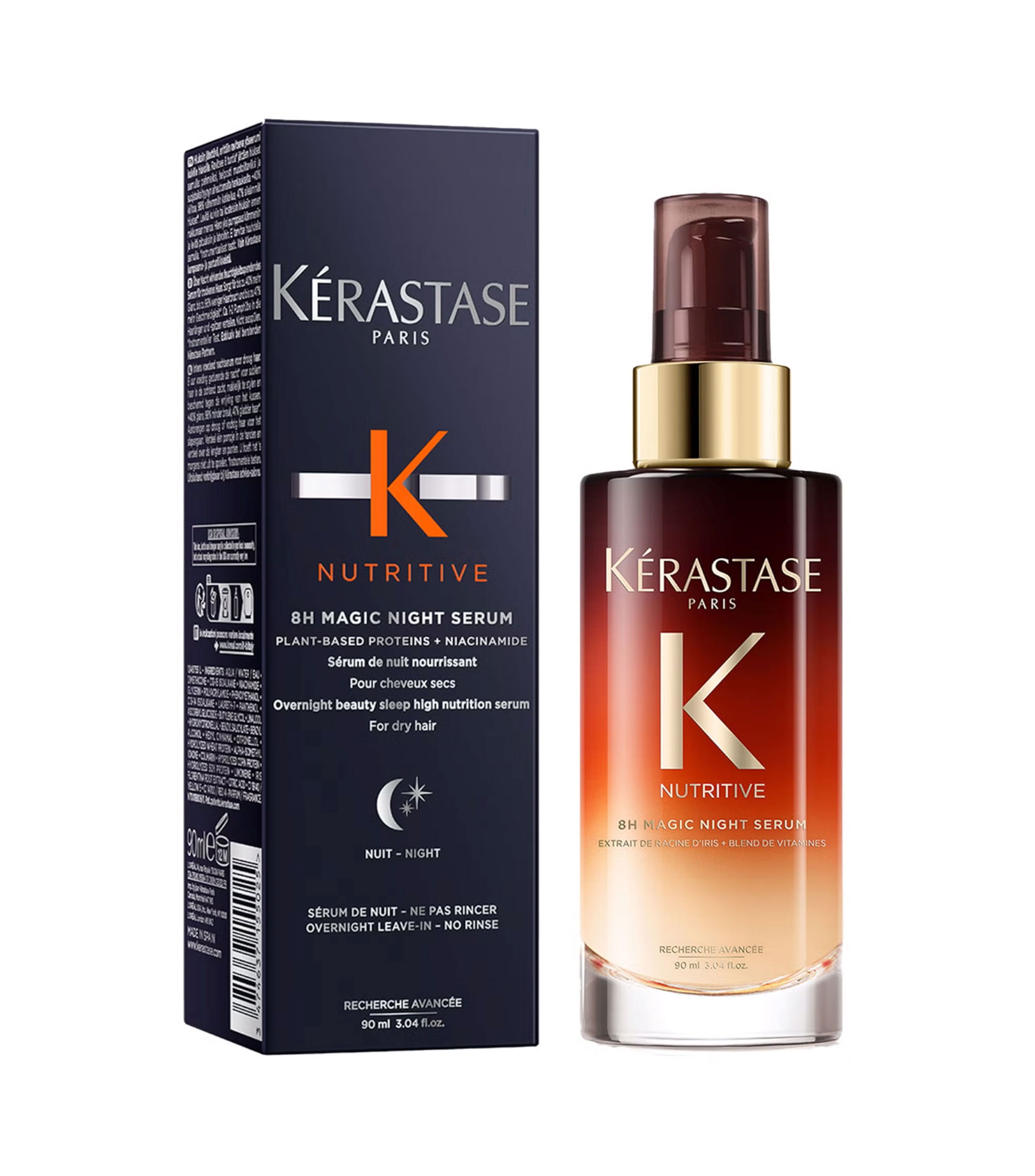 Suero Nocturno para Cabello Seco 8H Magic Night , 90 ml