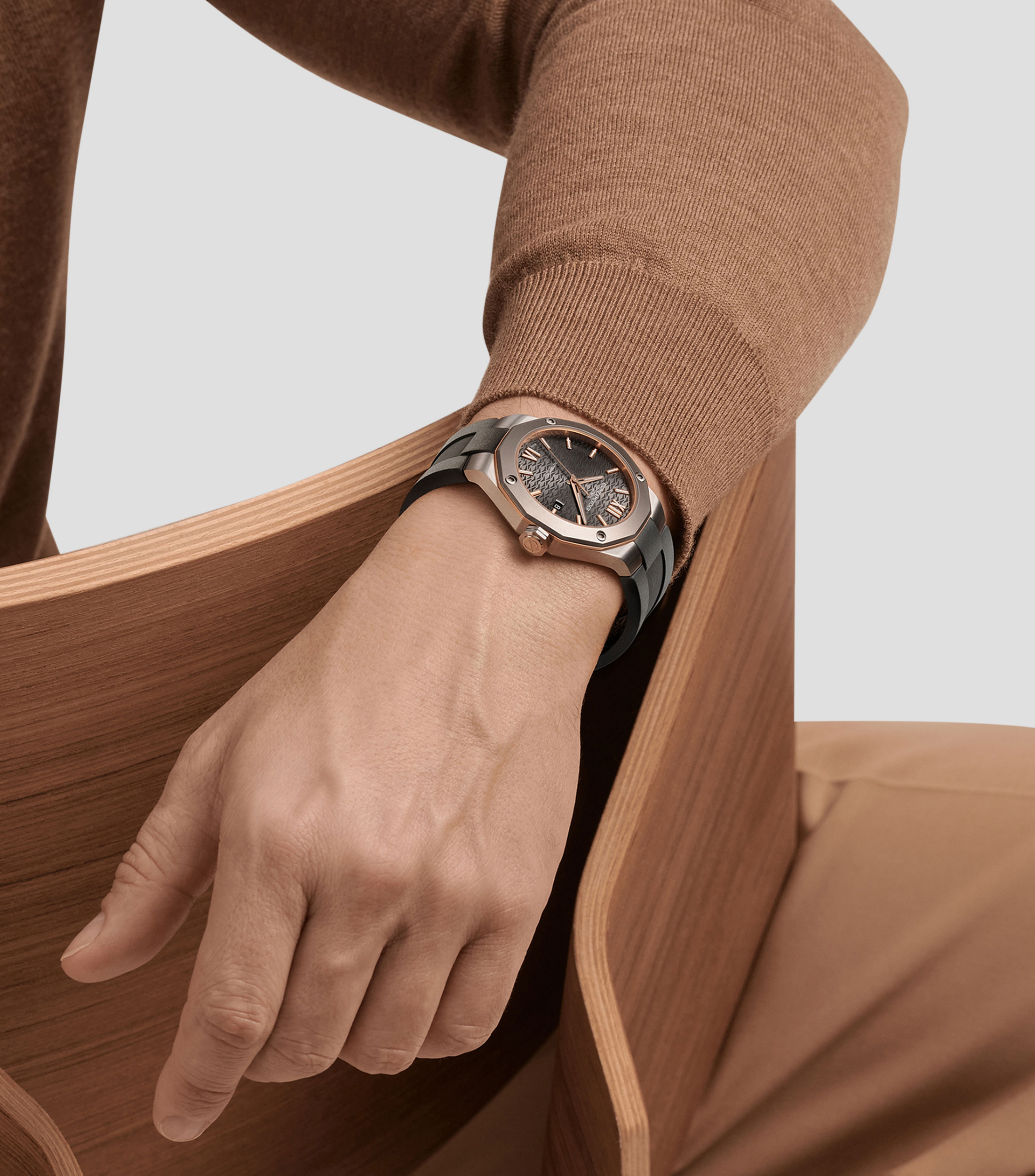 Reloj para hombre Riviera casual, Gris