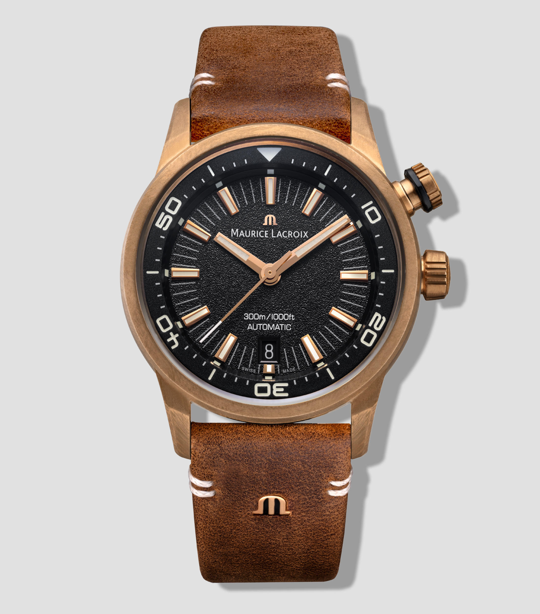 Reloj para Hombre Pontos S Diver 2025 Casual Bronce