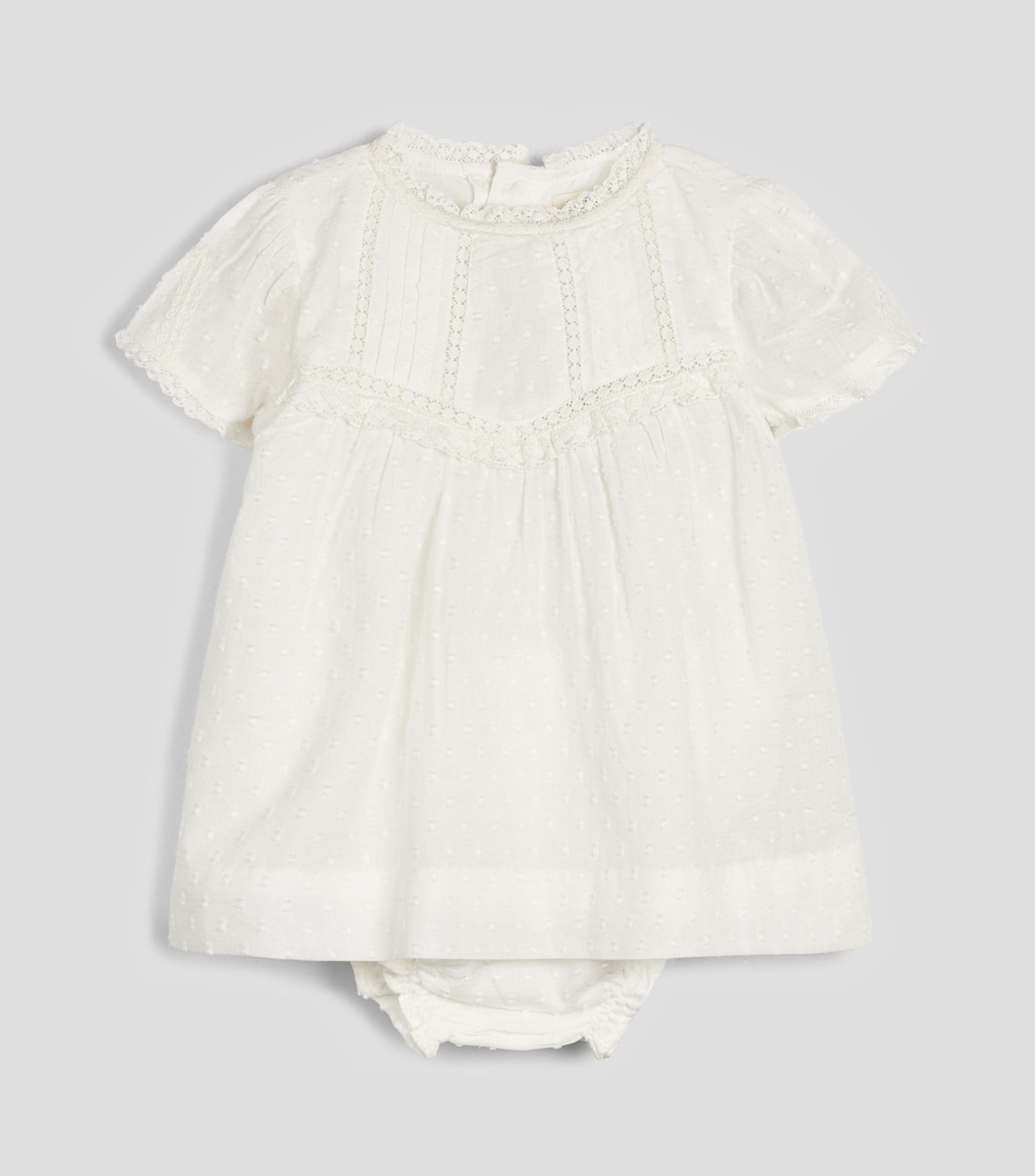 Vestido midi liso Bebé
