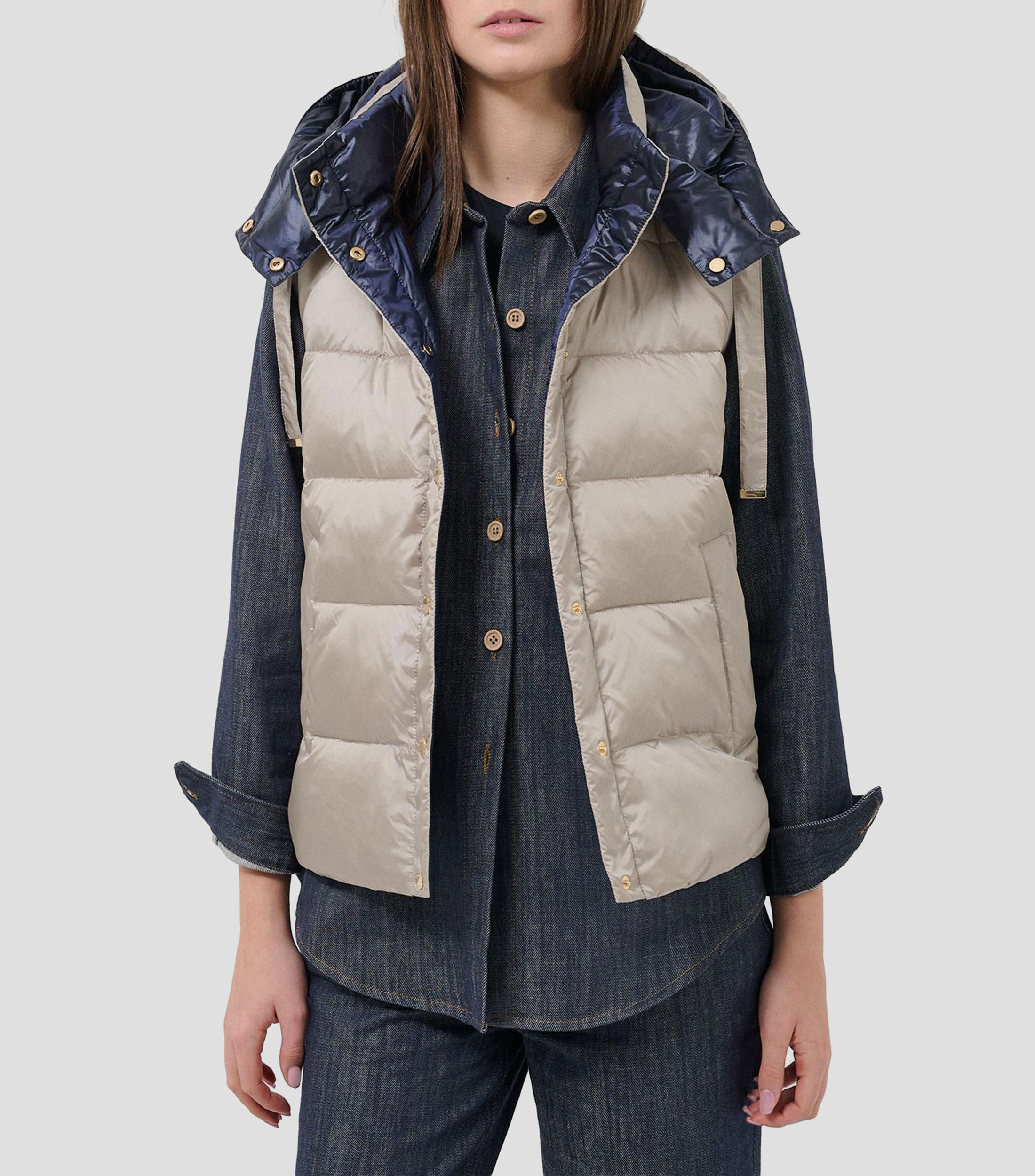 Chaleco acolchado reversible Mujer