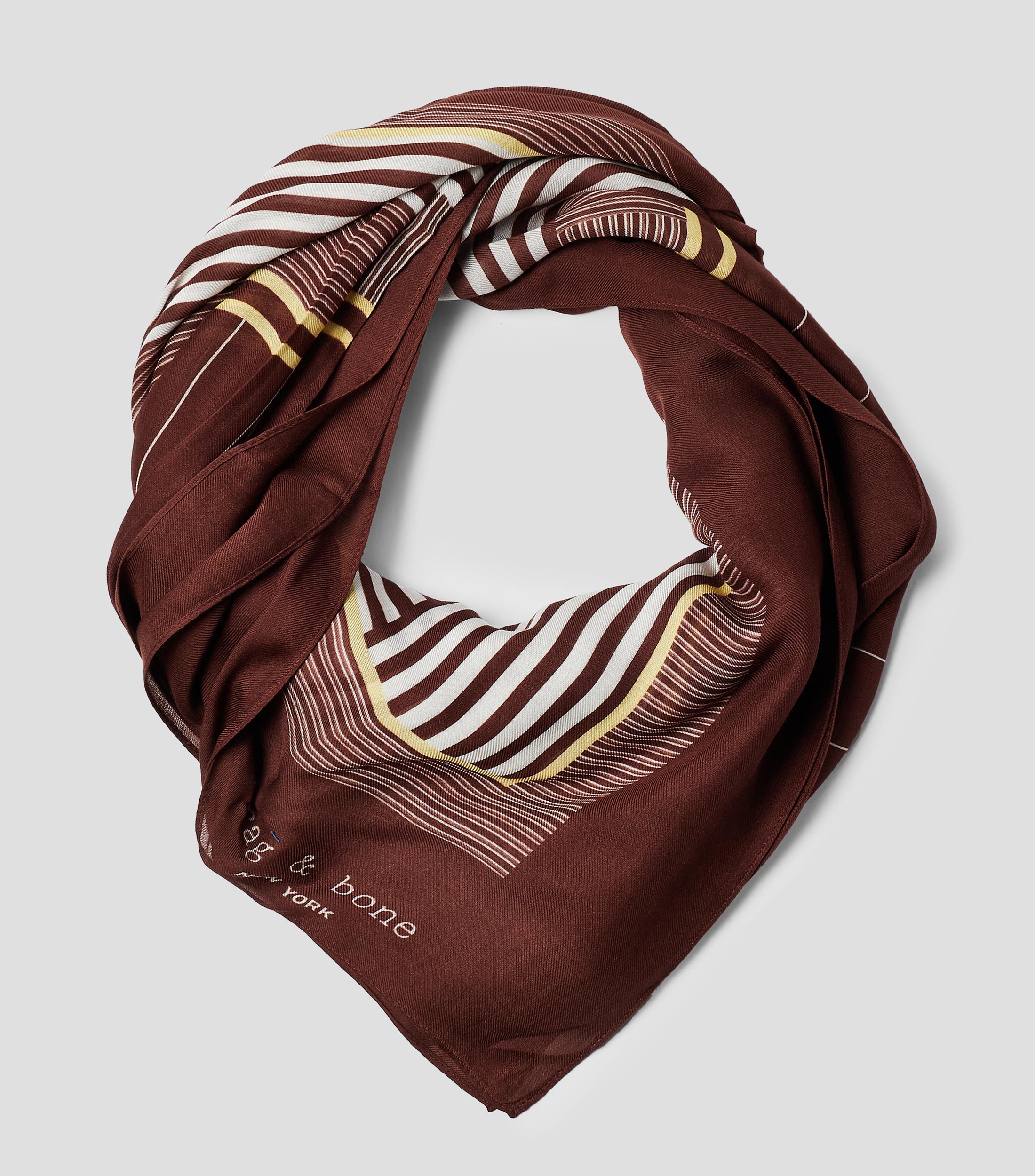 Mascada multicolor estampada Mujer