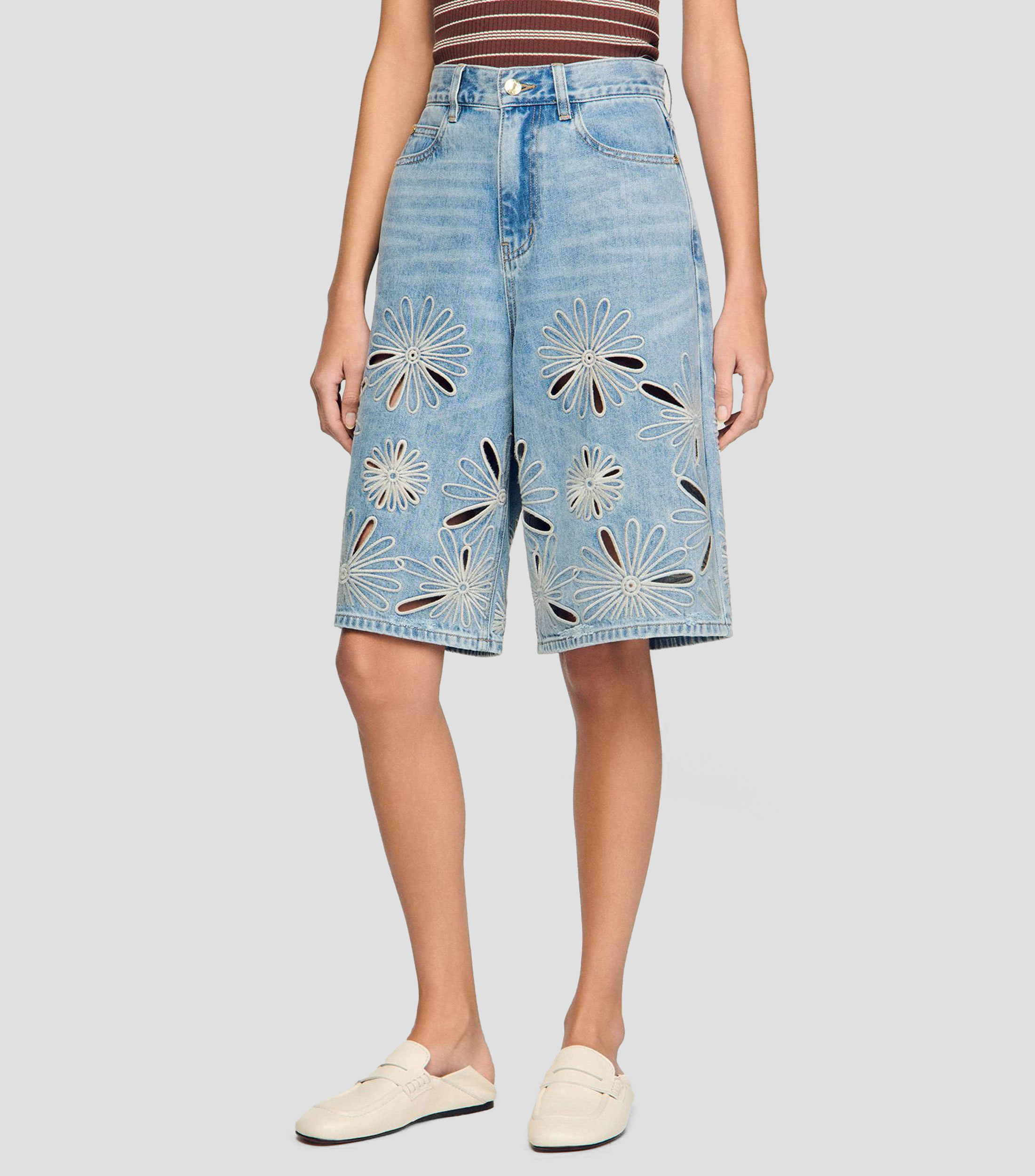 Short liso Mujer