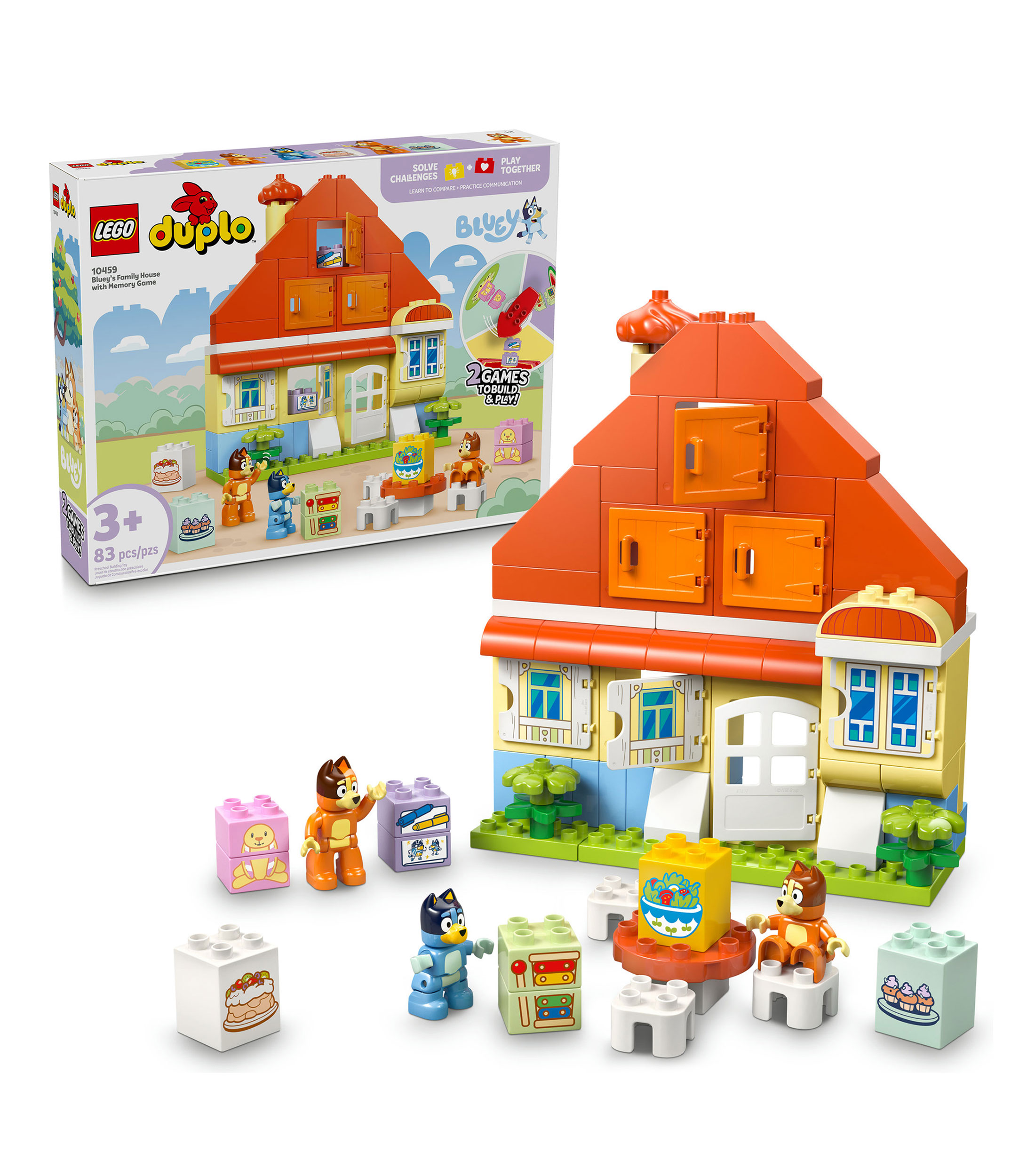 Lego Duplo Bluey Casa Familiar de Bluey con Juego de Memoria 10459