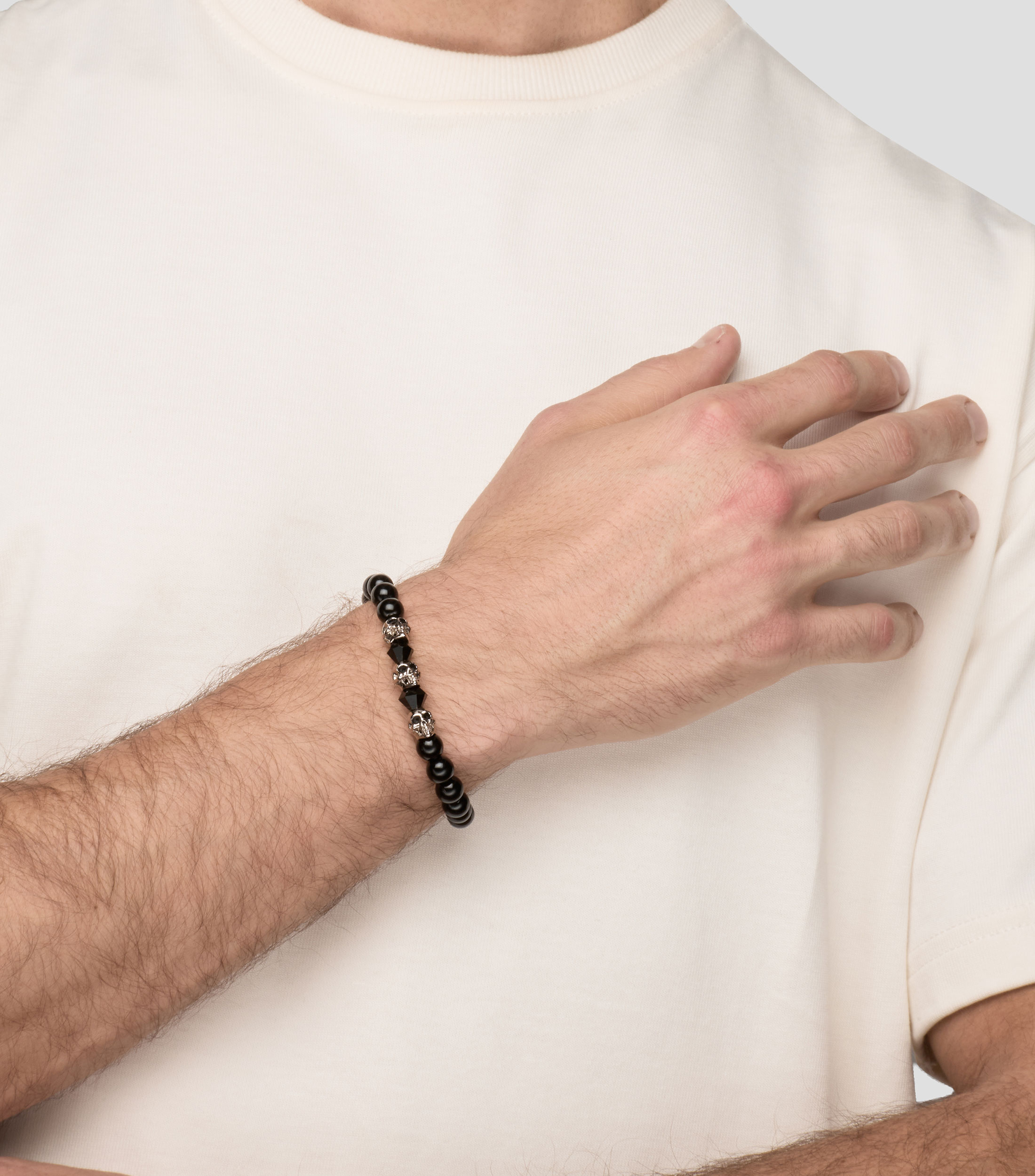 Pulsera con ónix Hombre