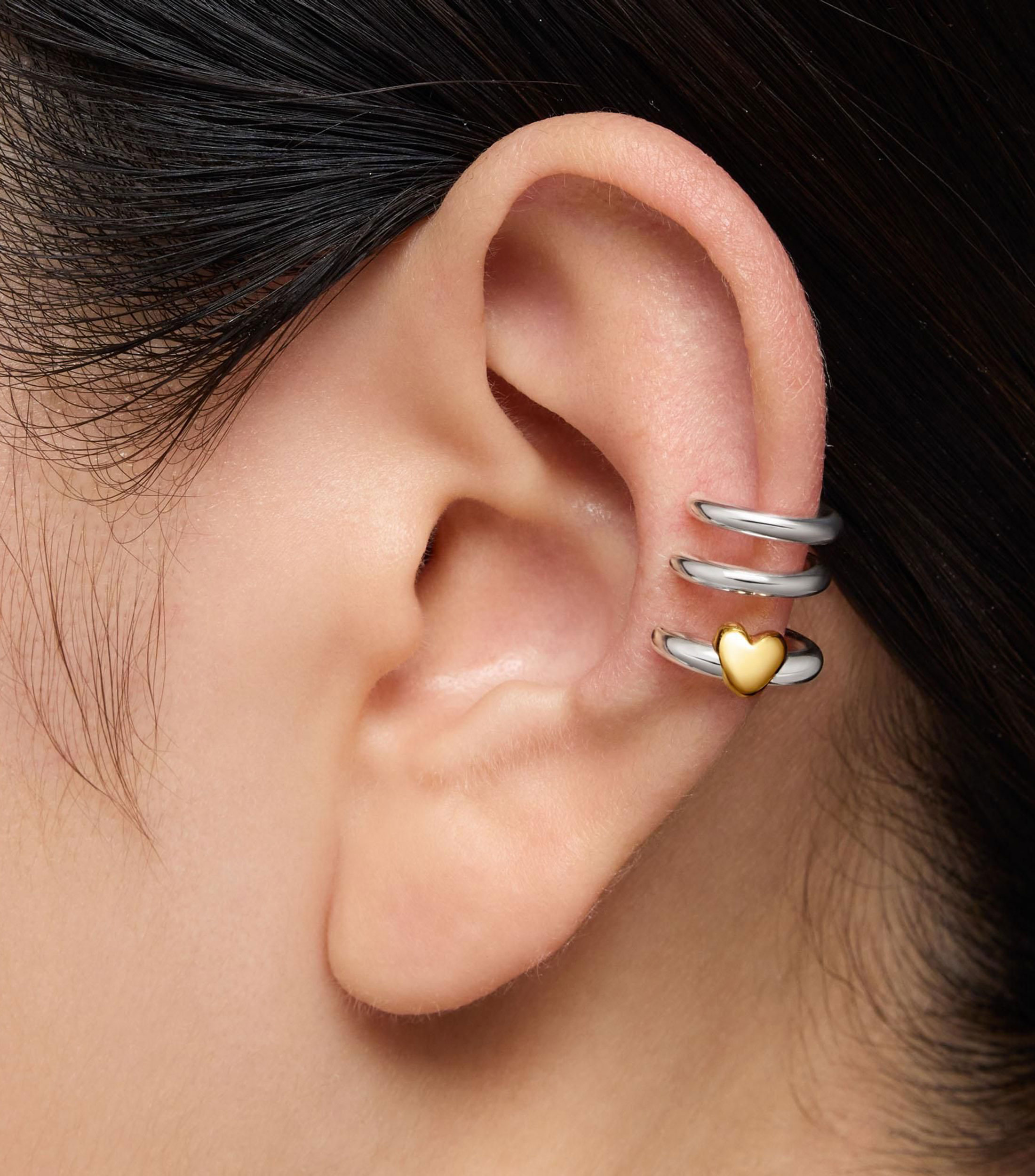 Arete earcuff en plata .925 Mujer