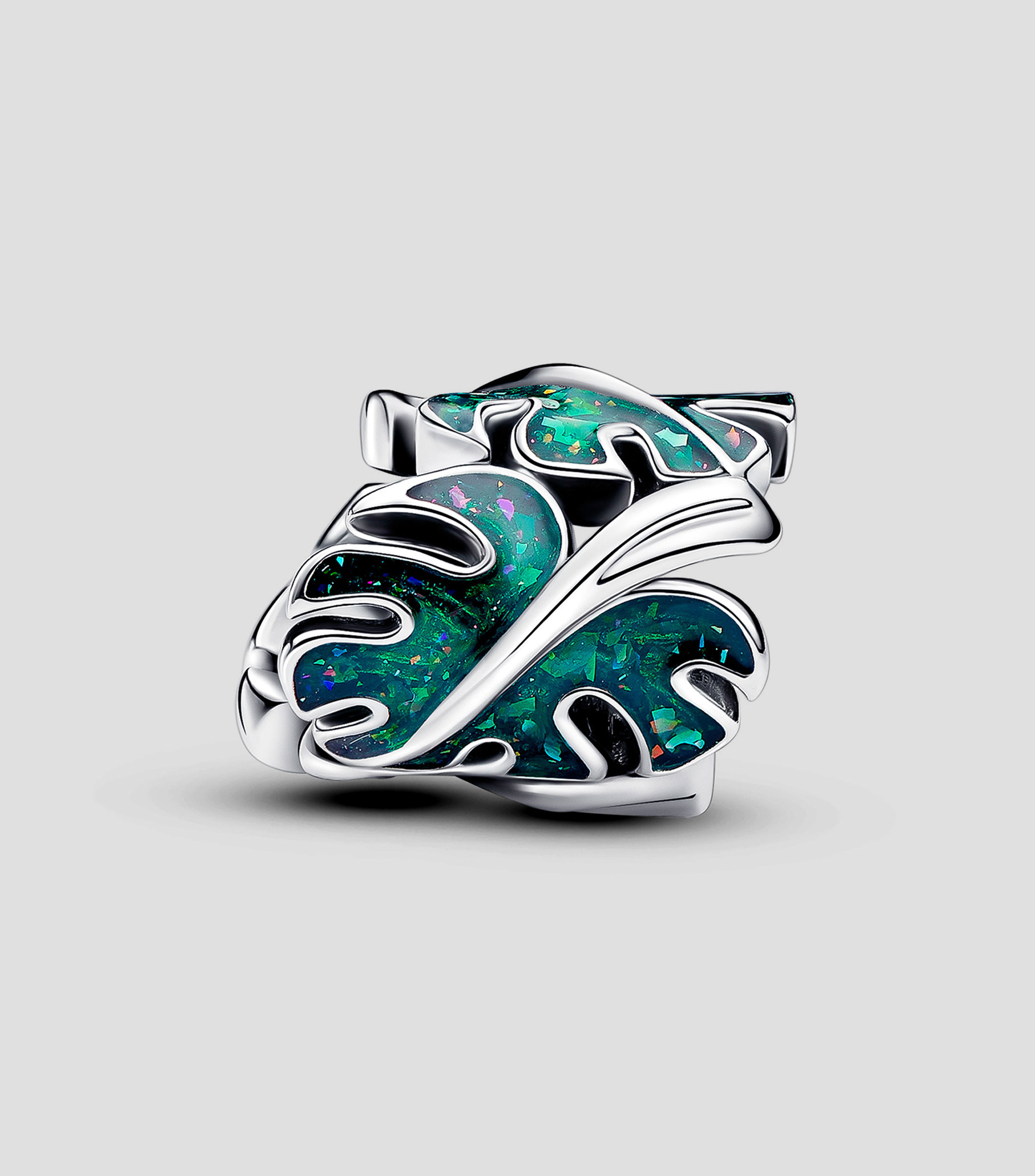 Charm Pandora Moments Monstera Leaves en plata Mujer