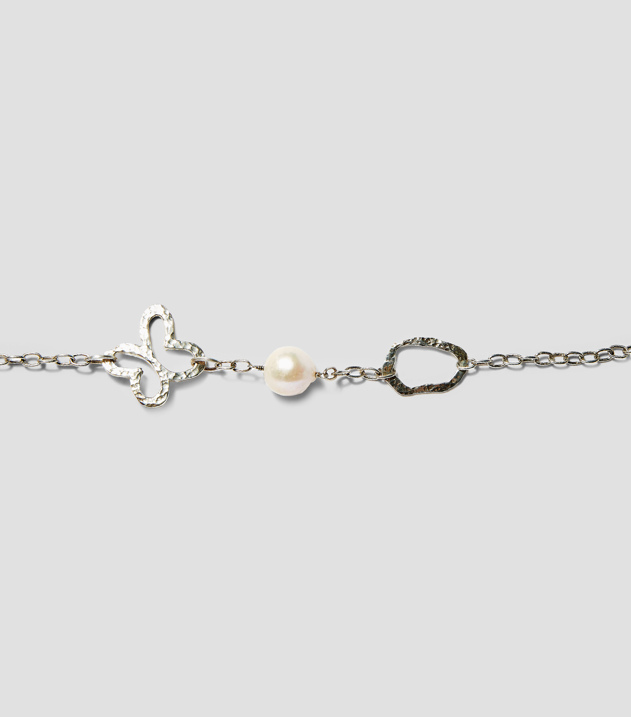 Collar en plata .925 con perlas Mujer