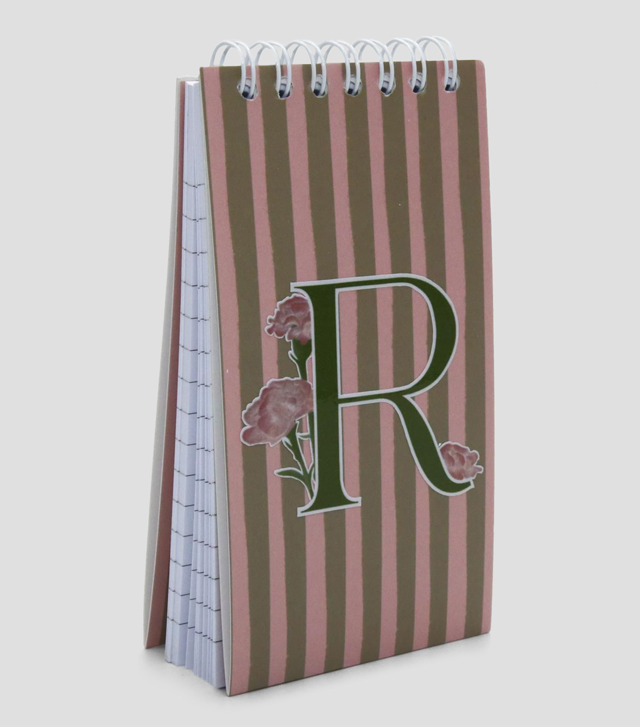 Libreta chica inicial "R", hojas raya