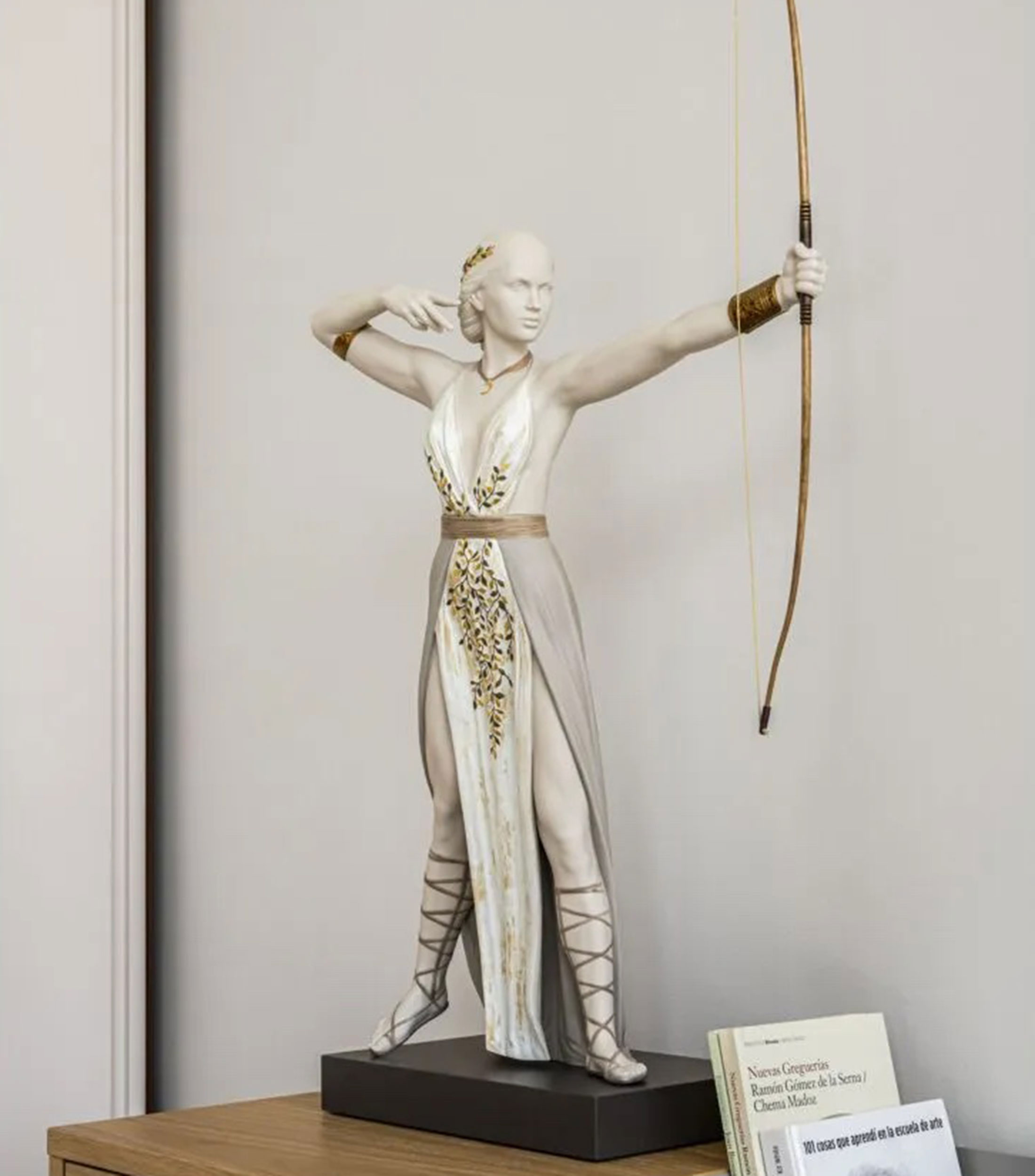 Escultura Diana en porcelana