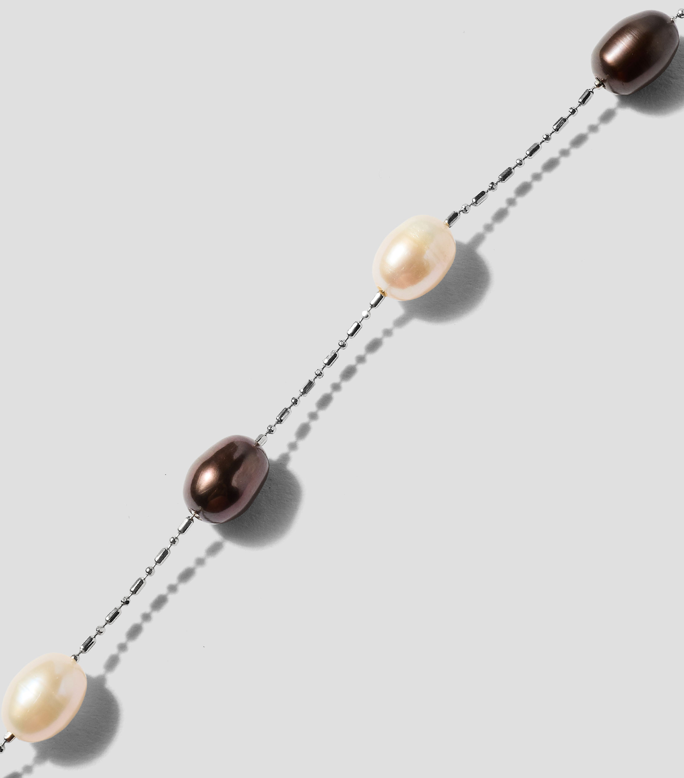 Pulsera en Plata .925 con perlas Mujer