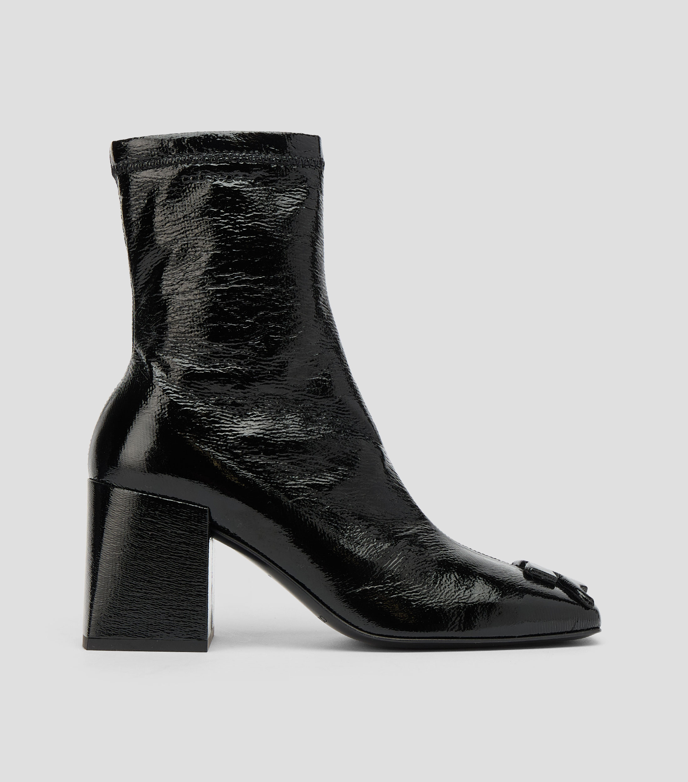 Botas combat media Reedition con tacón medio cuadrado Mujer