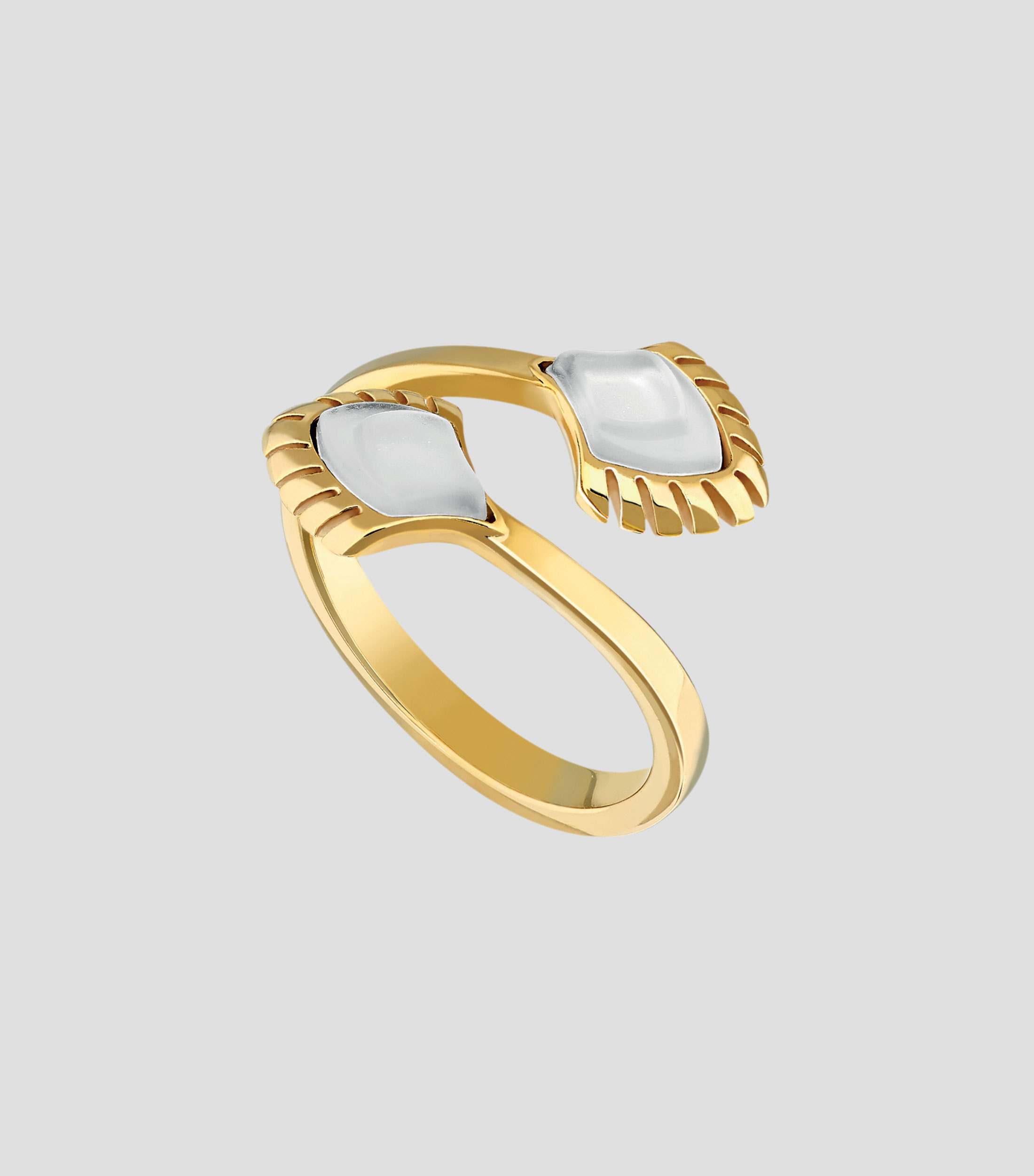 Anillo Paon con cristales Mujer