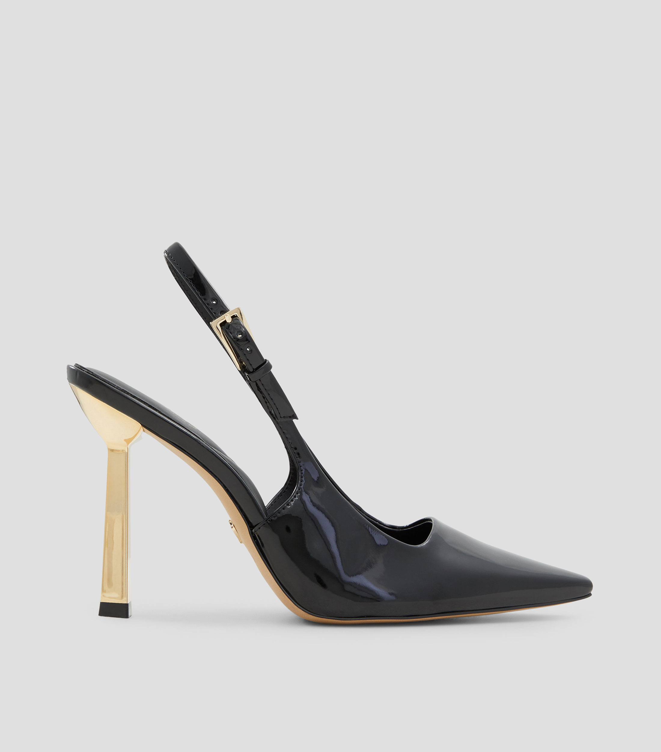 Zapatillas Slingback con tacón alto de aguja Mujer