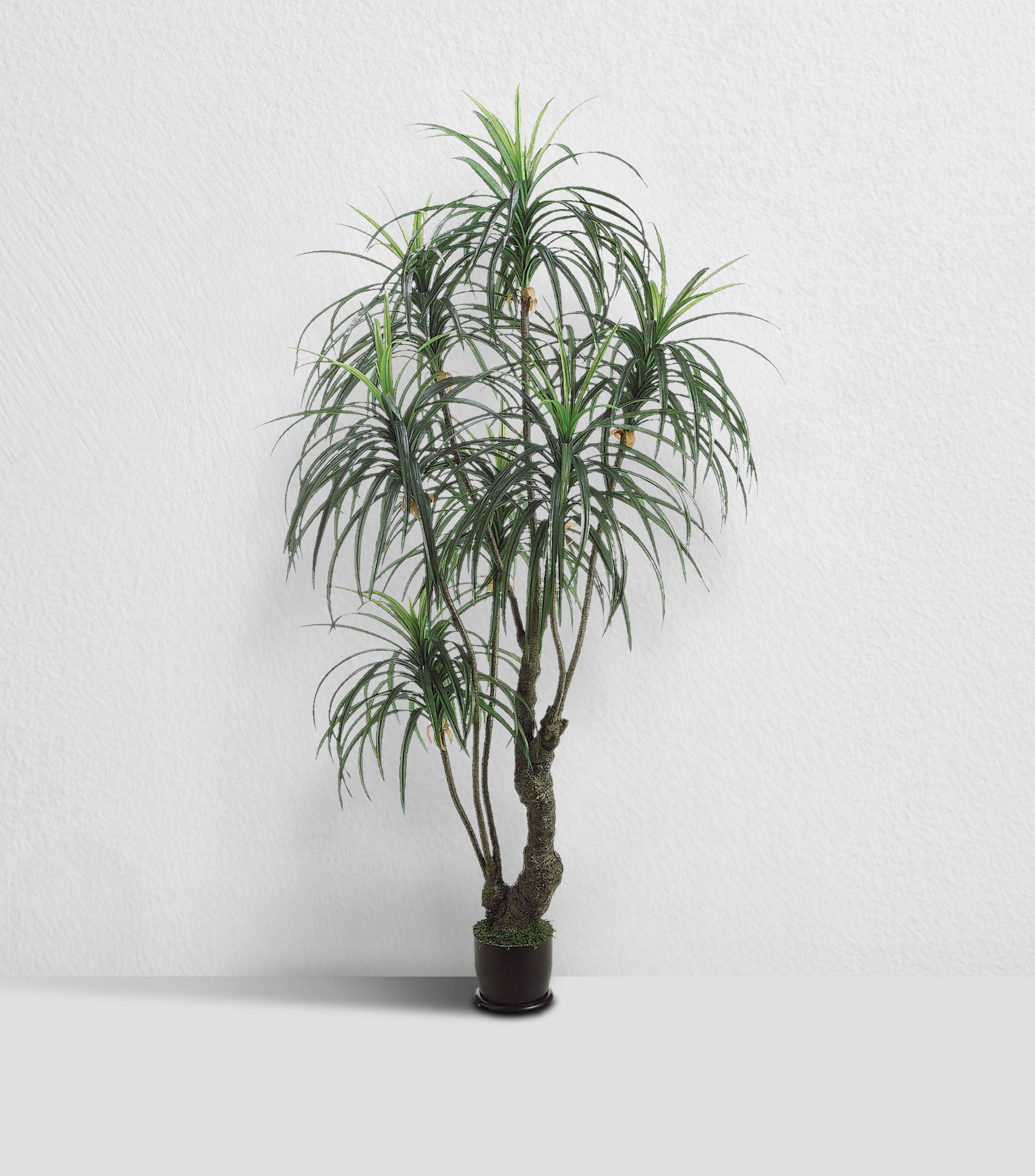 Árbol artificial de yuca en maceta