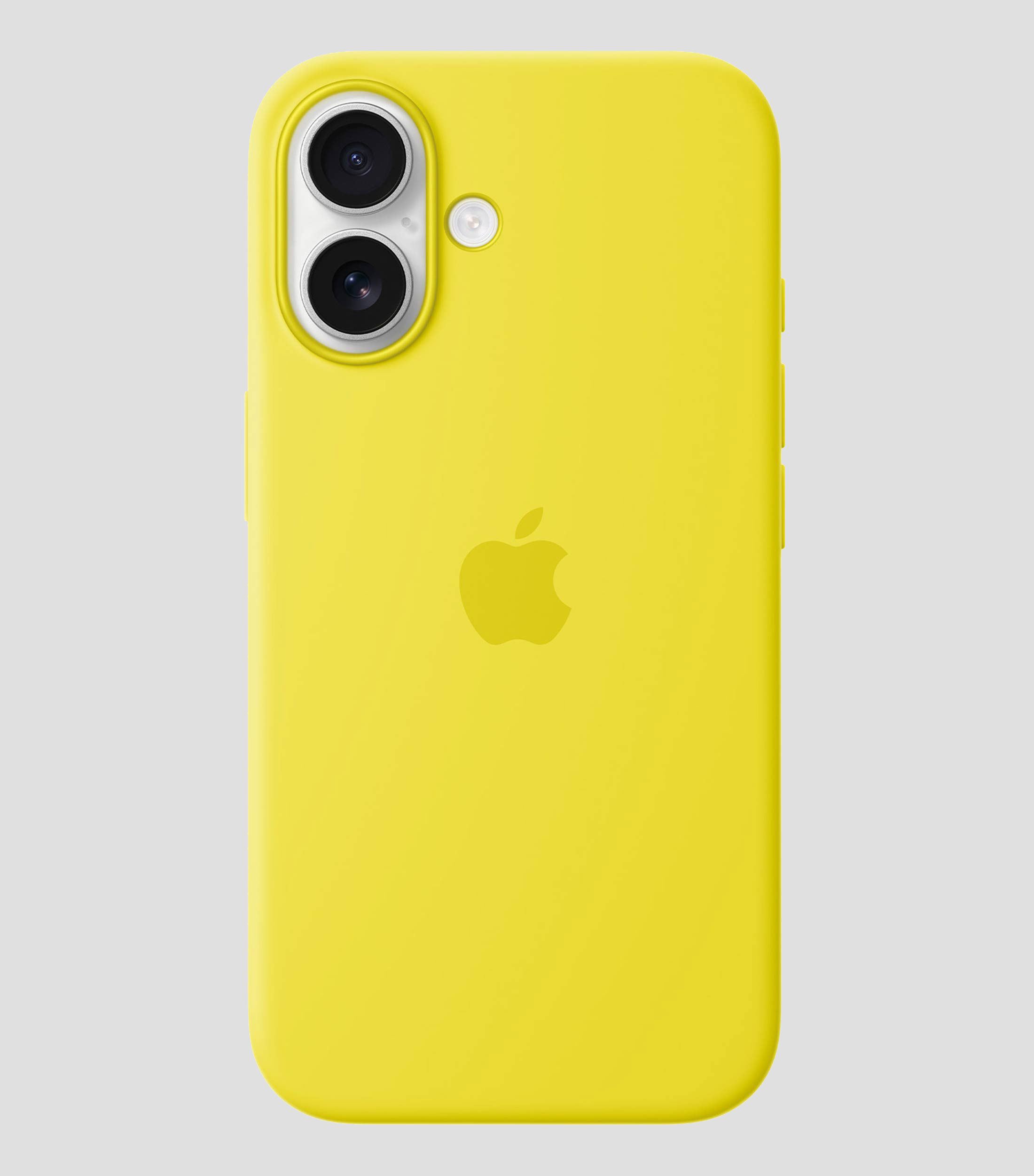 Funda de silicón con MagSafe para iPhone 16 Amarilla