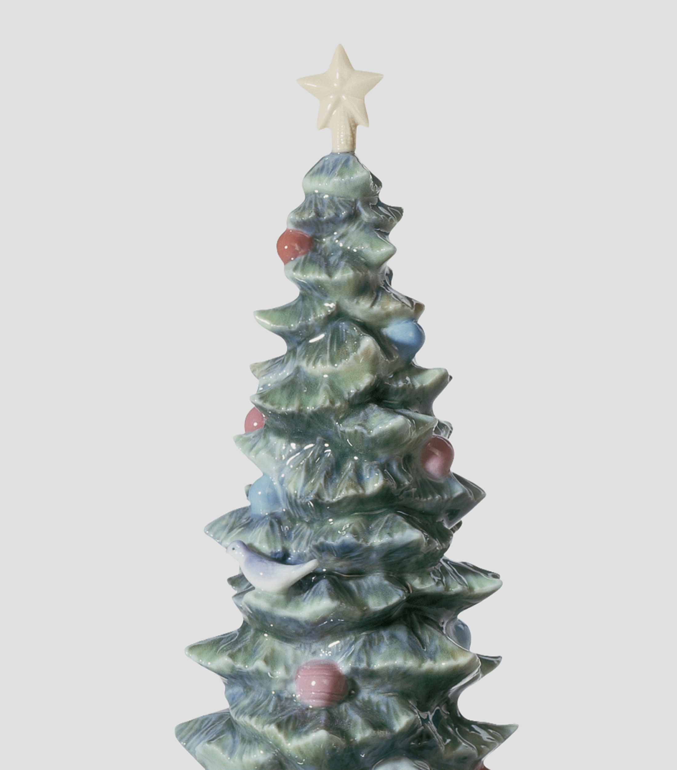 Figura decorativa Árbol de Navidad con Regalos en porcelana