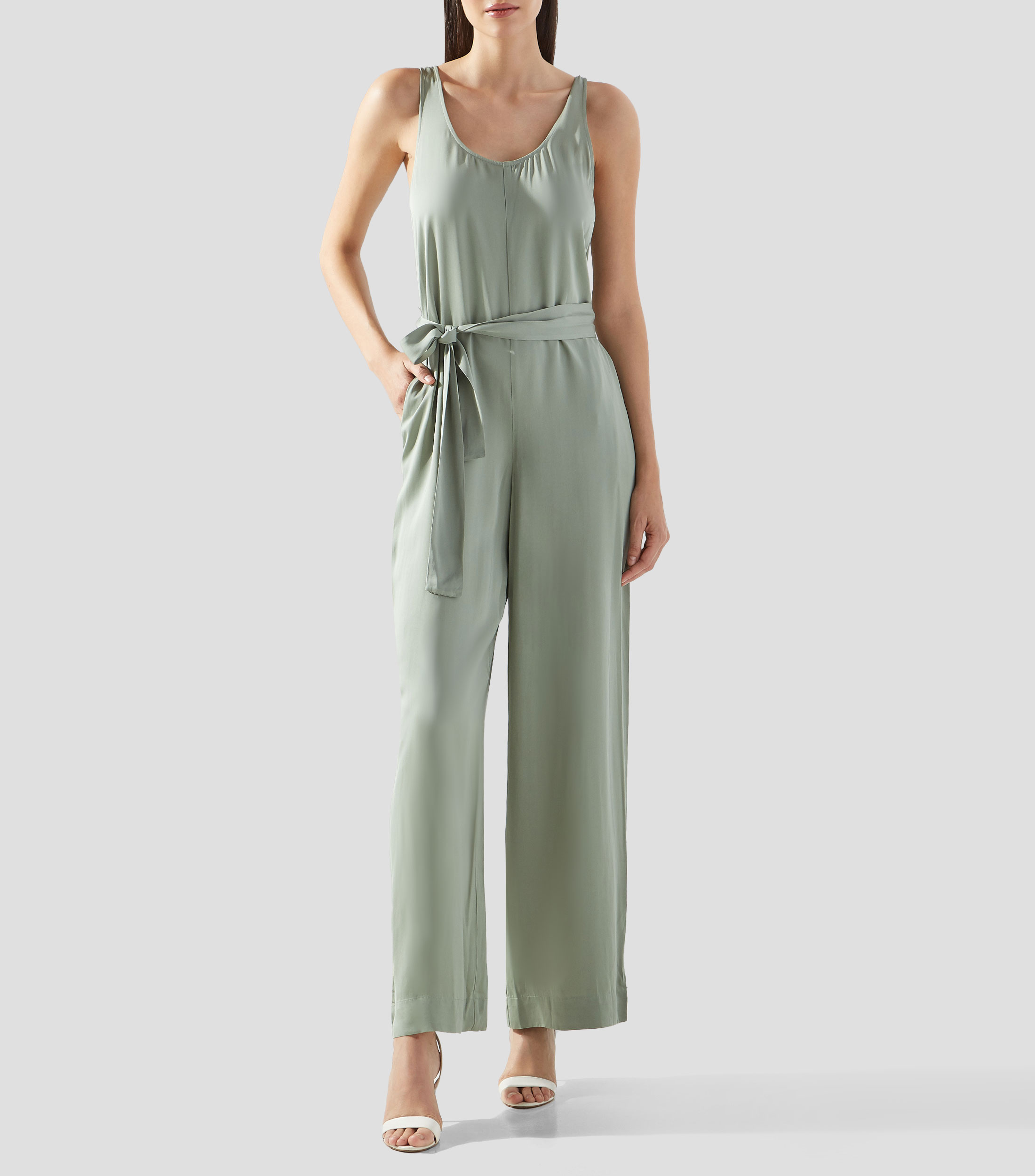 Jumpsuit de corte recto Mujer
