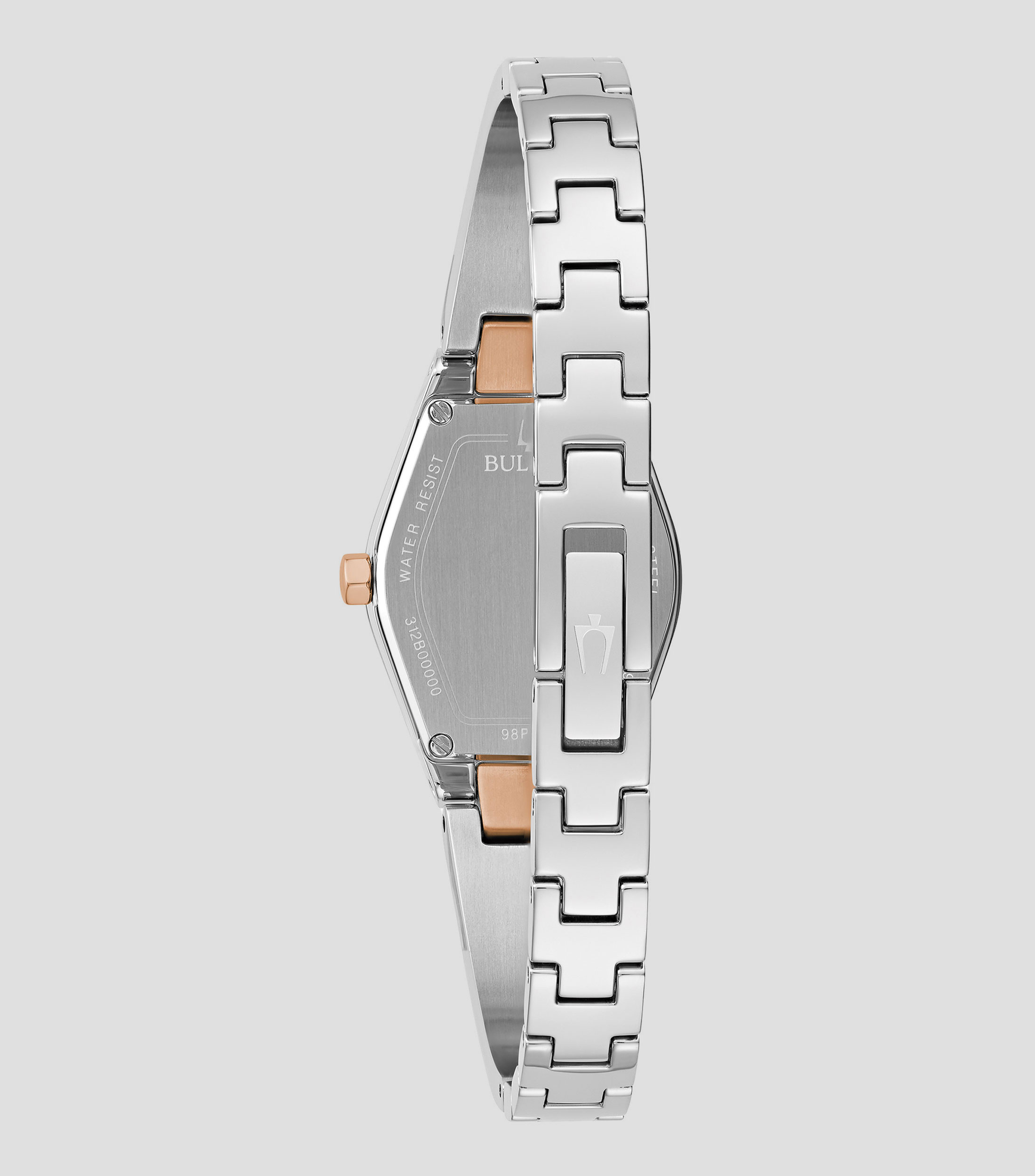 Reloj para Mujer Gemini casual plateado con diamantes