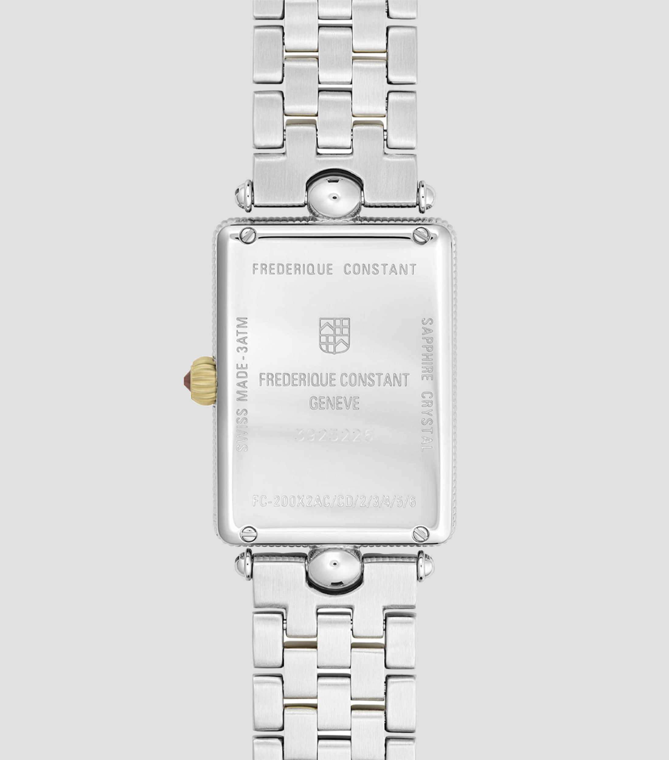 Reloj para Mujer Carree Art Deco Casual Plateado, Dorado