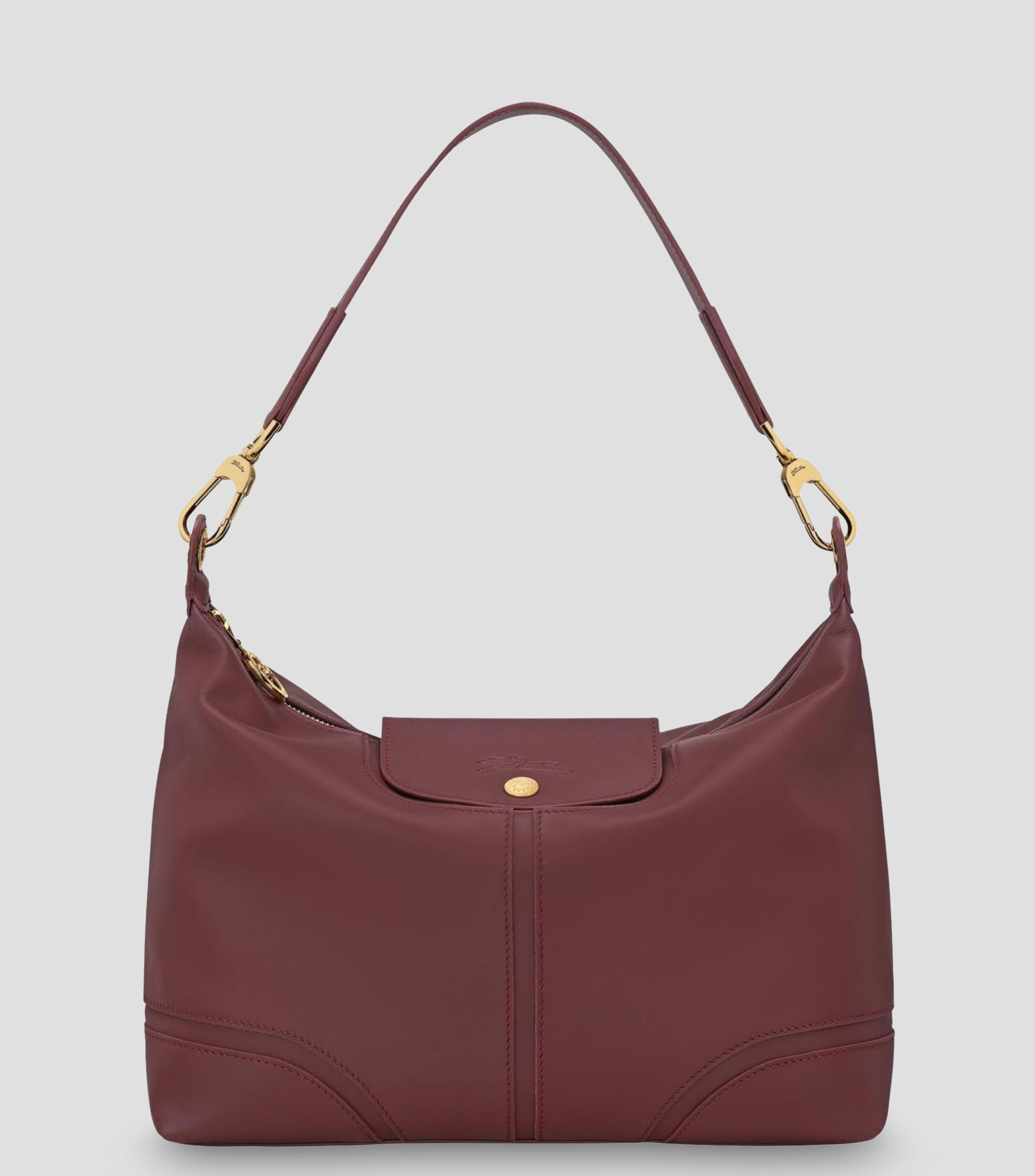 Bolsa shoulder Le Pliage Xtra en piel café terracota lisa Mujer