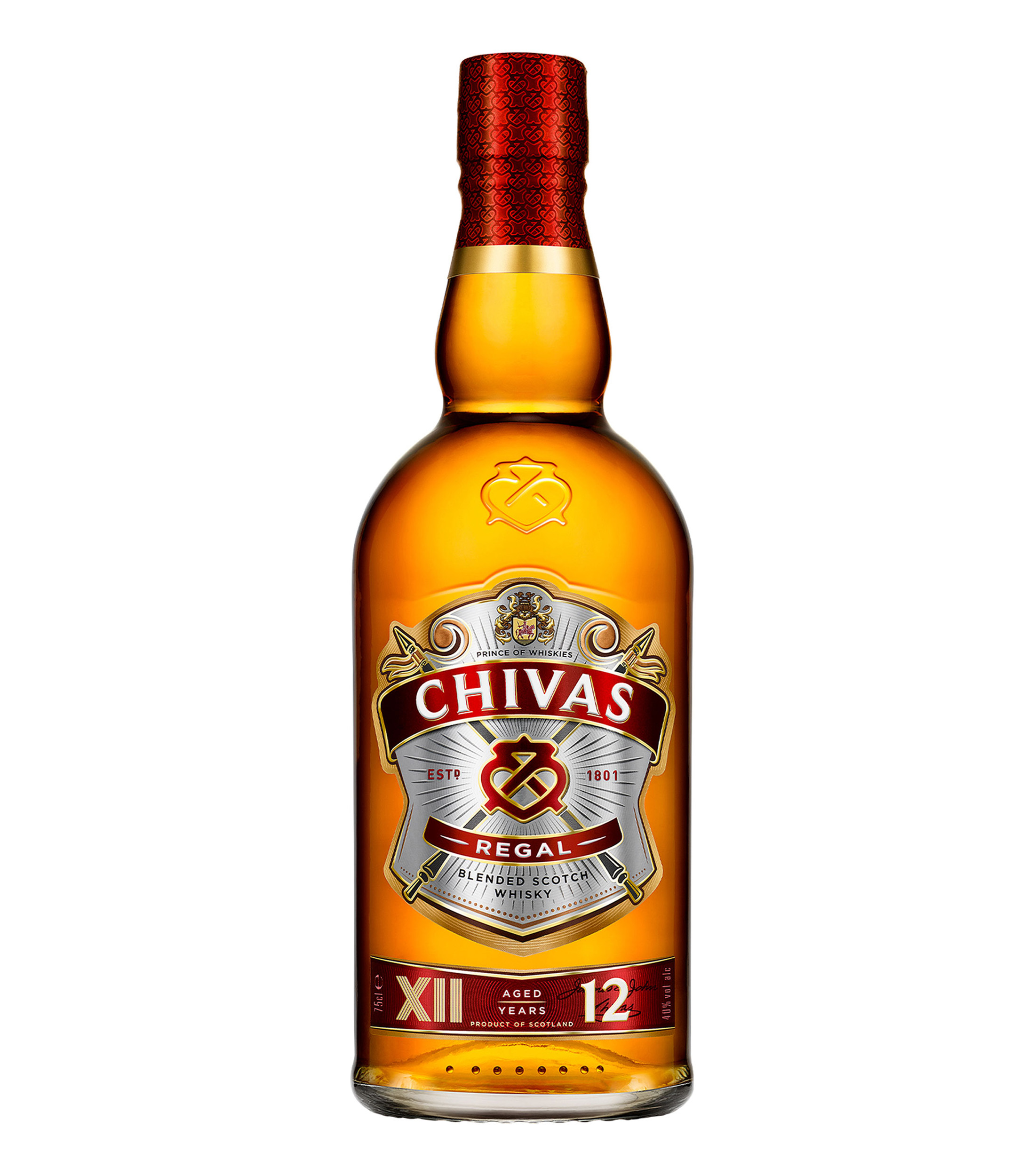 Whisky Chivas Regal 12 Años, 750 ml