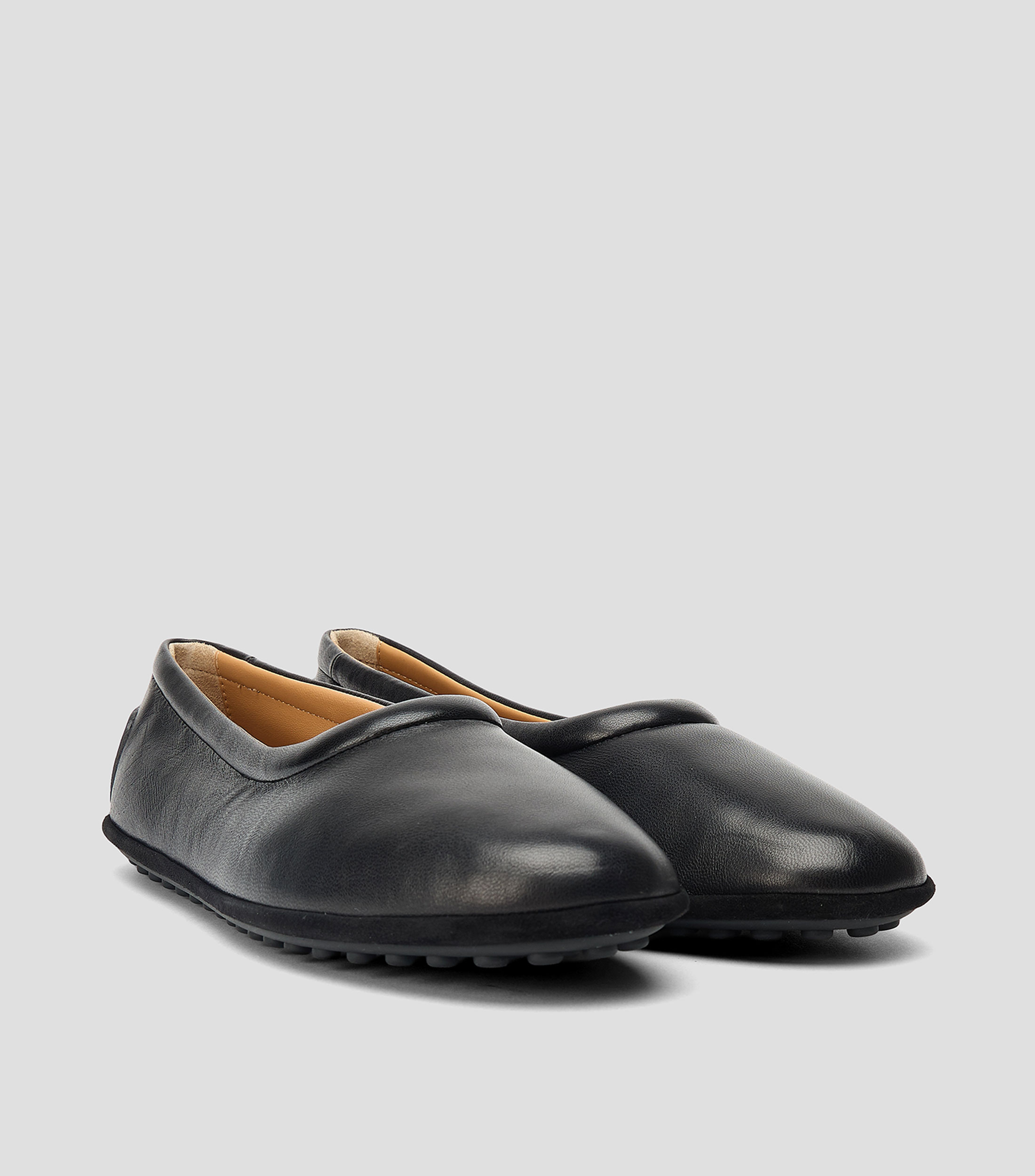 Flats en piel Mujer