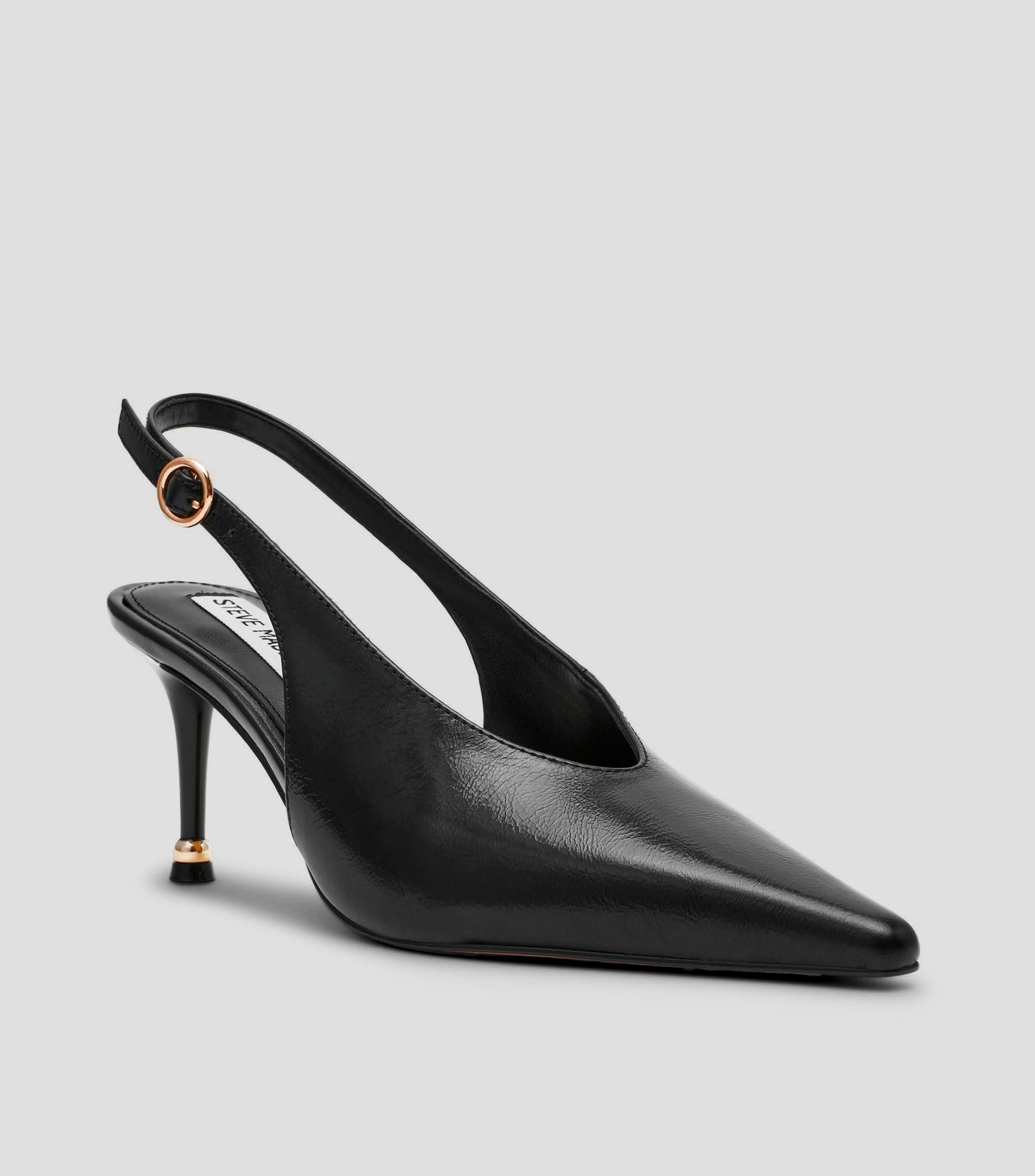 Zapatillas Slingback con tacón medio de aguja Mujer
