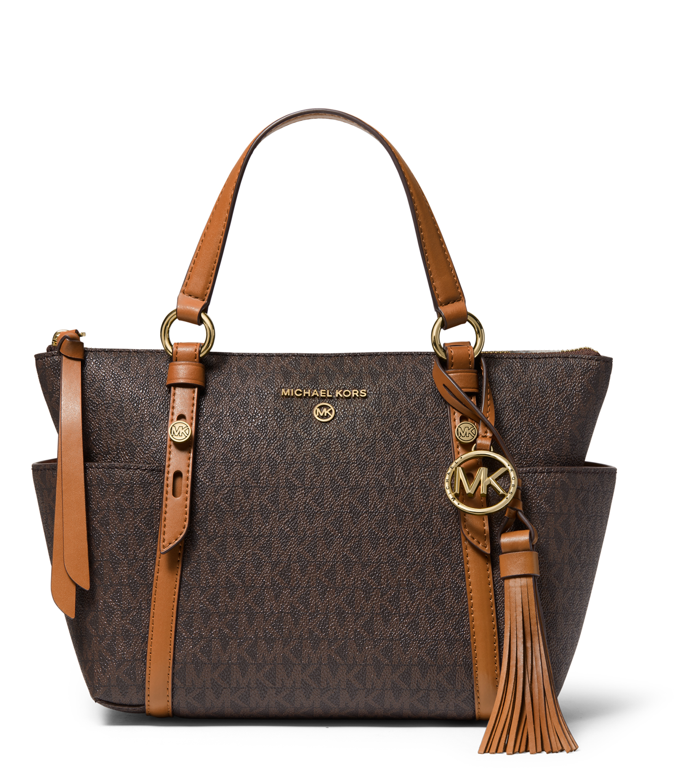 Bolsa michael kors cafe piel clearance