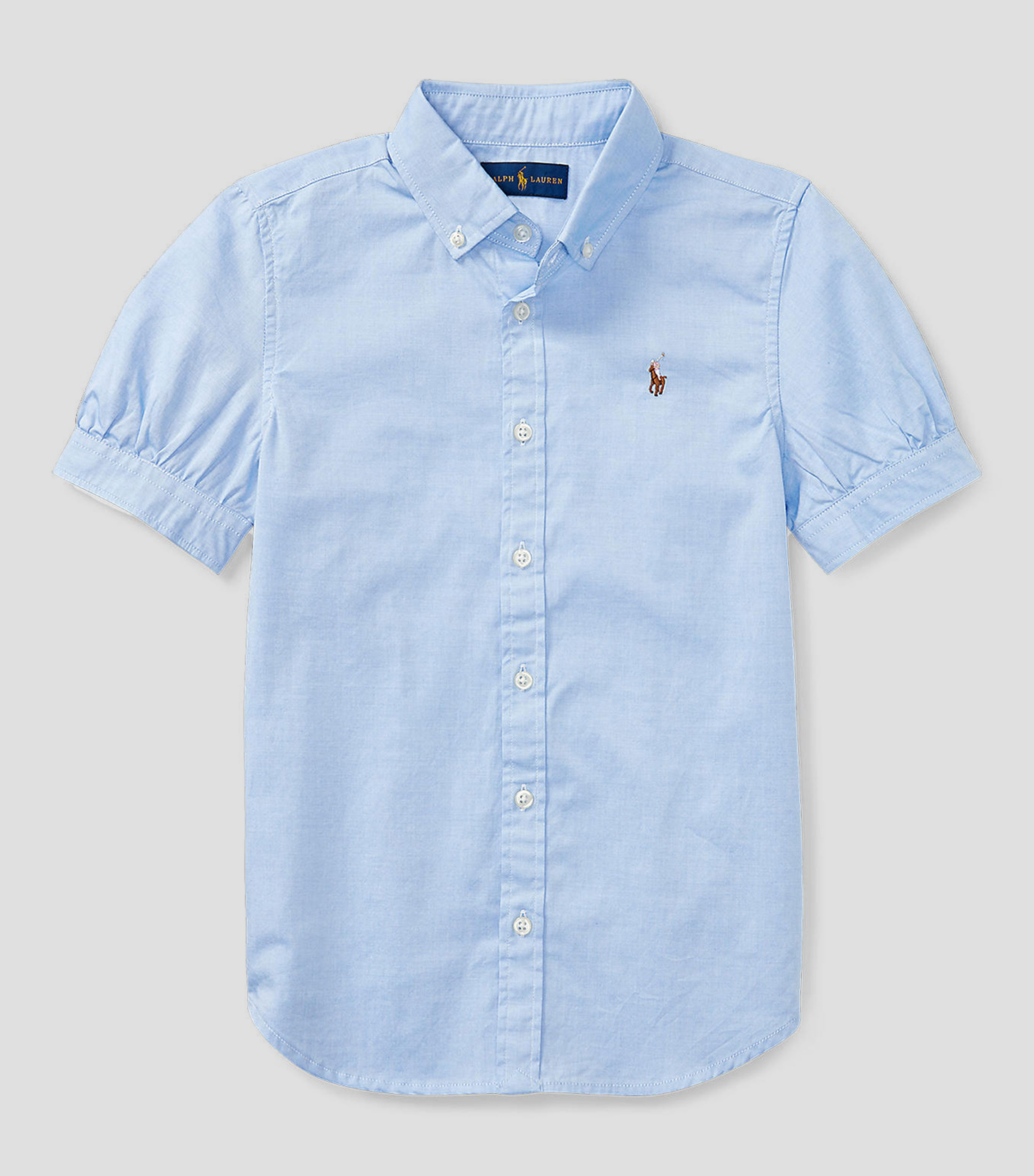 Camisa Oxford manga corta Niña