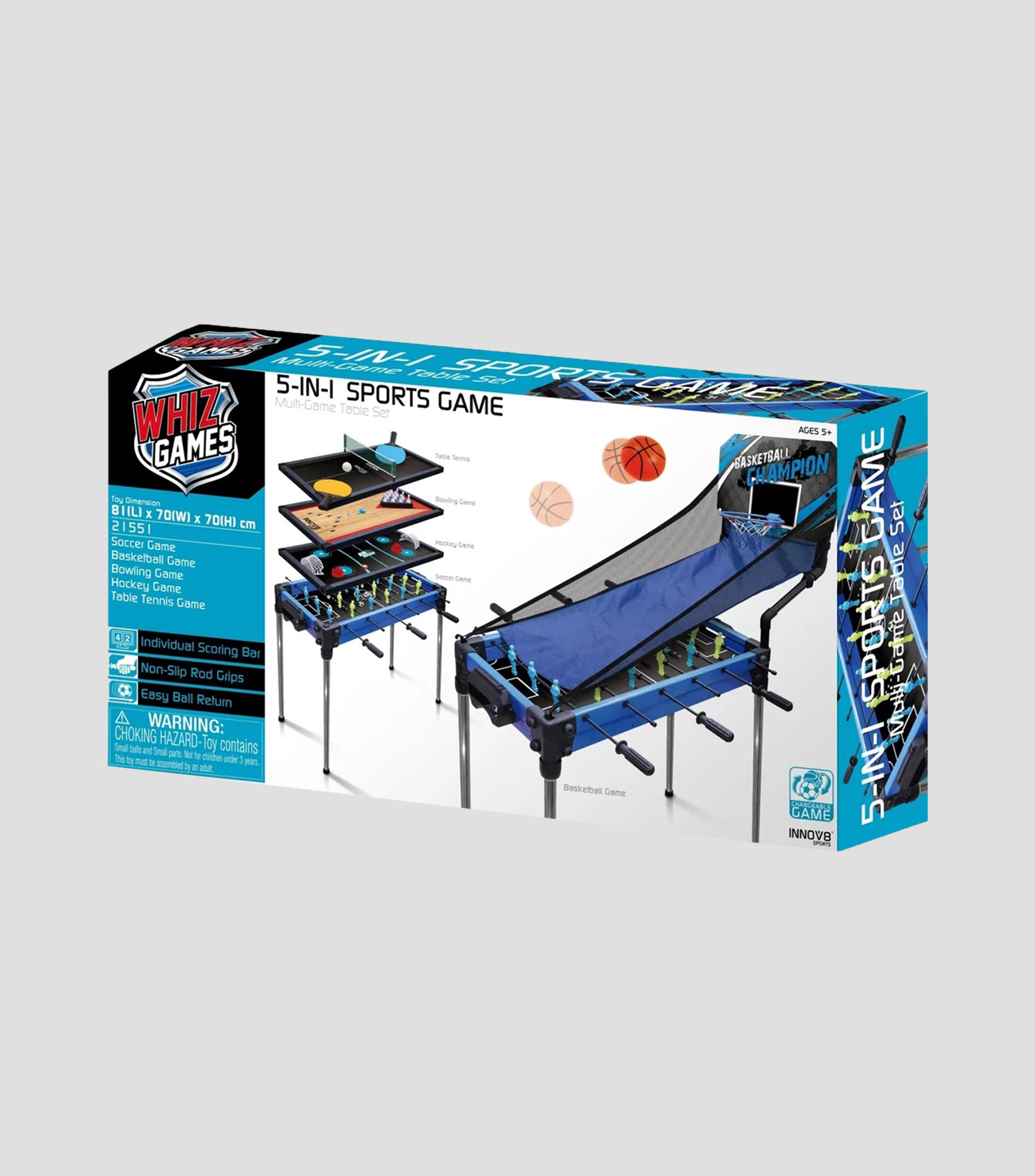 Mesa Whiz Games 5 en 1
