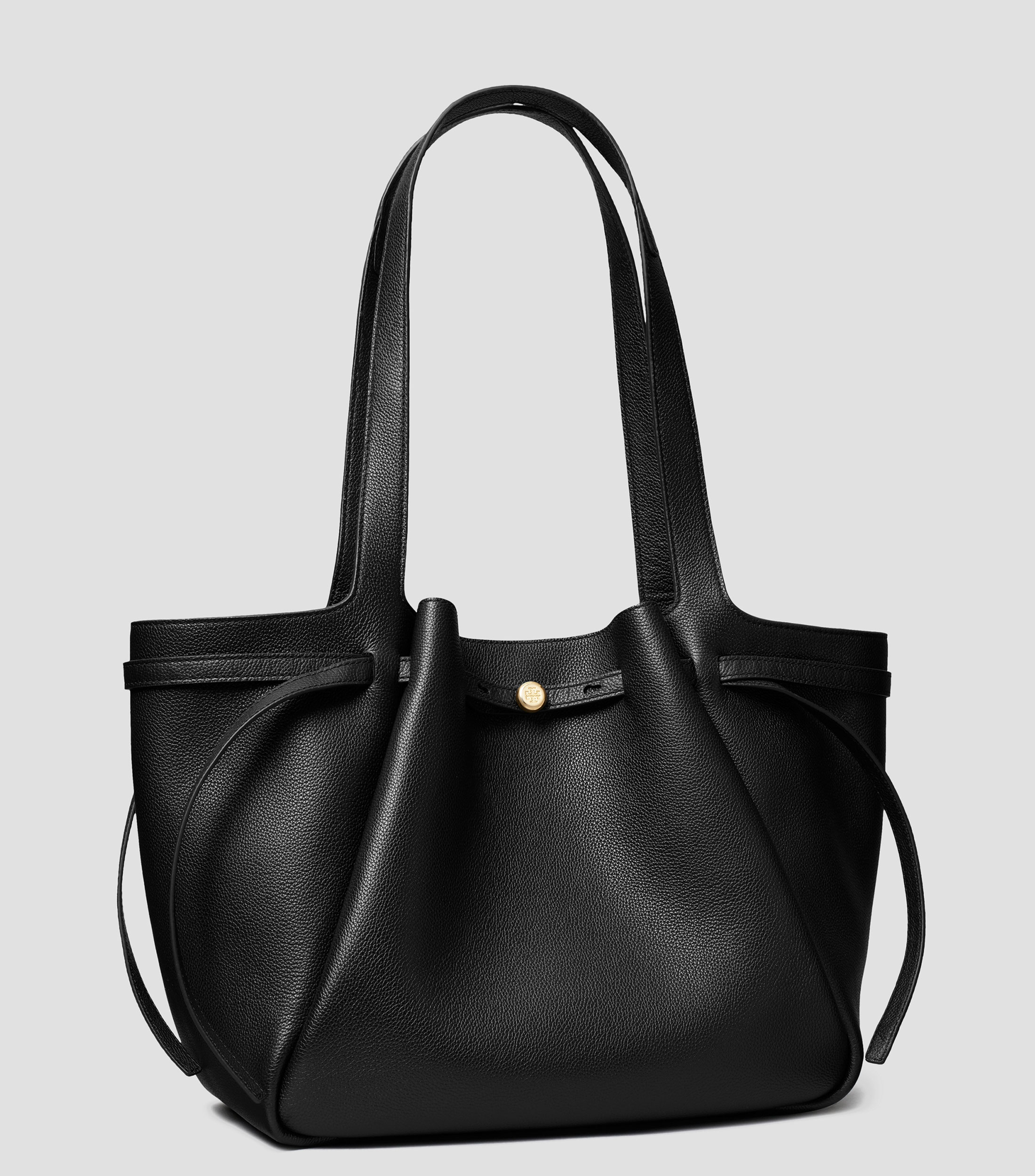 Bolsa tote en piel negra Romy Mujer