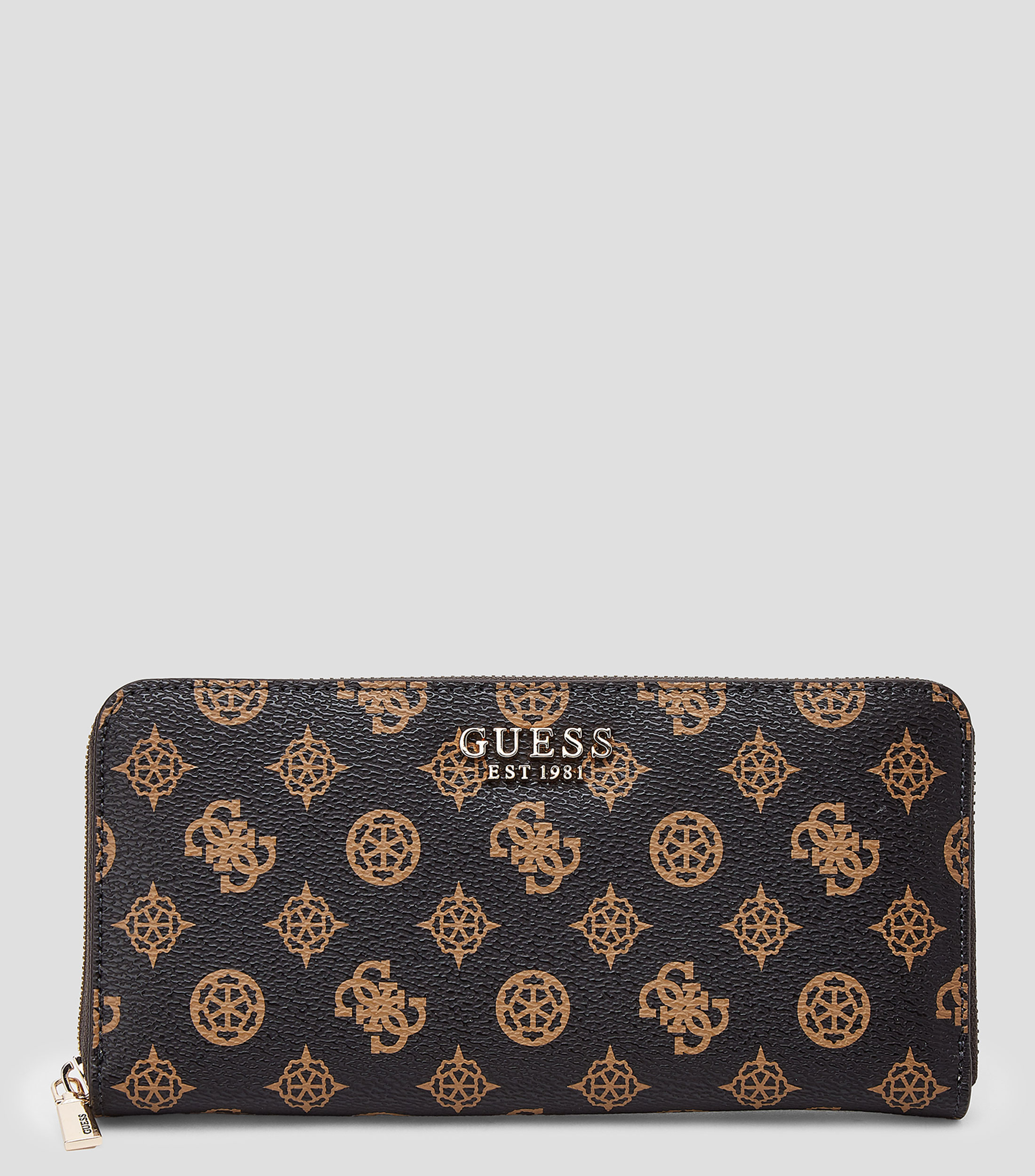 GUESS kaarthouder Laurel II SLG Card Case Bone crème