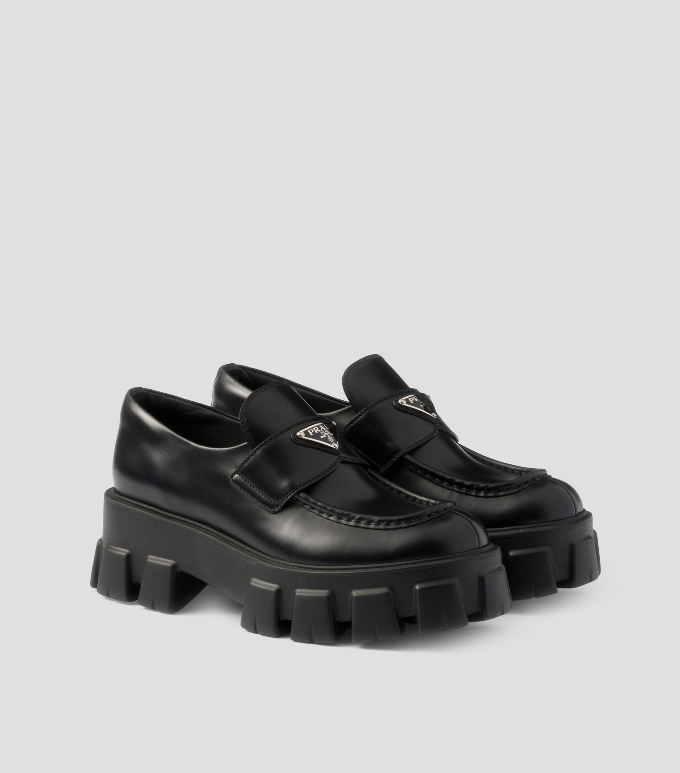 Mocasines con plataforma lisos Mujer